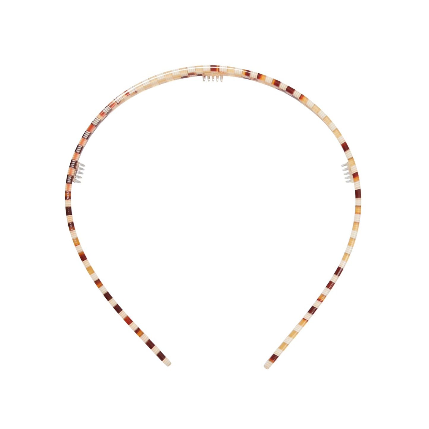 MACHETE Ultralight Thin Headband – Strong Hold, No Slip (Tortoise Checker)
