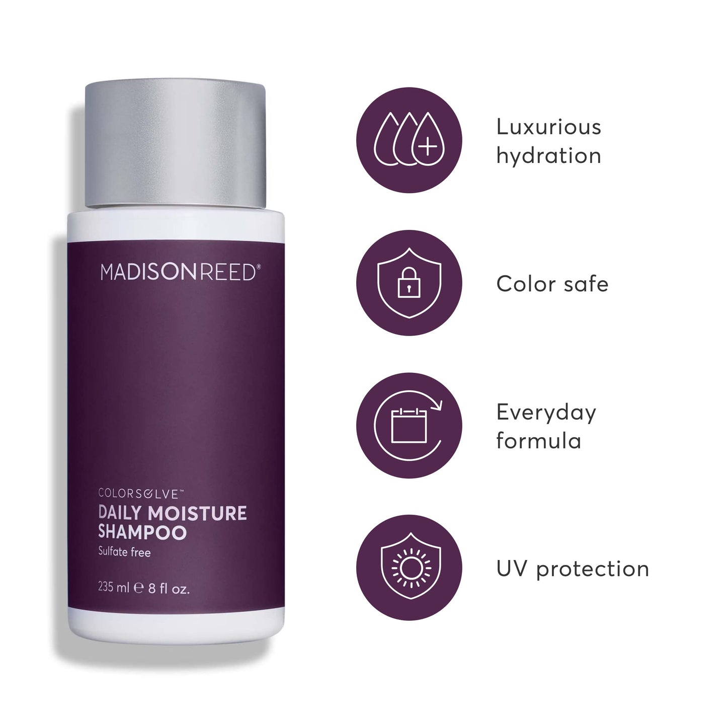 Madison Reed ColorSolve Daily Moisture Shampoo – Hydration & Color Protection (8 fl oz)