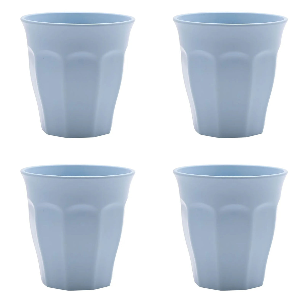Country Living Set of 4 RPET Cups - 280ml Sky Blue