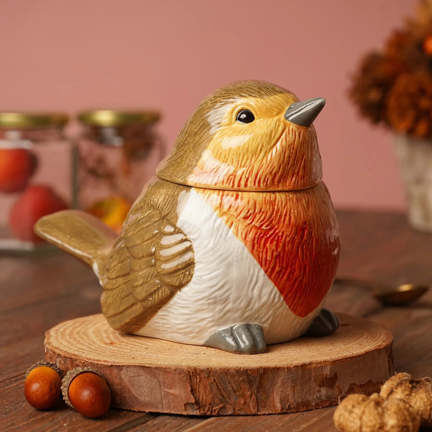 Country Living Robin Storage Jar