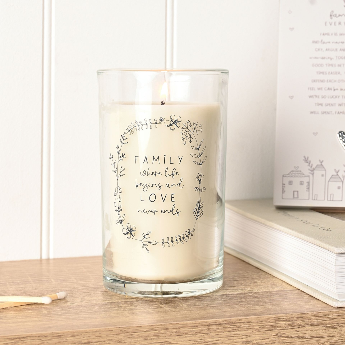 Moments Tall Candle 480g - Family