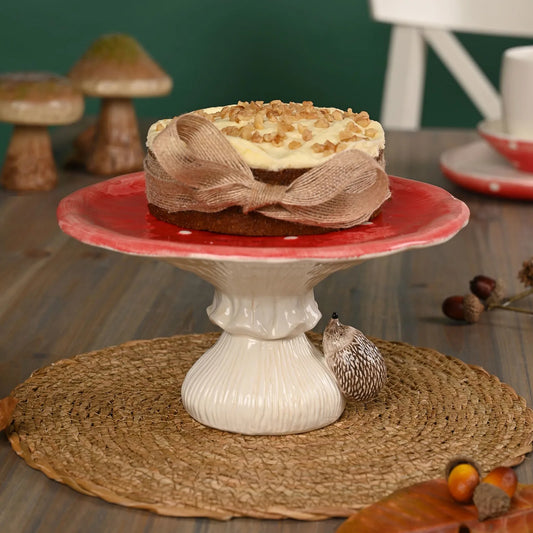 Country Living Toadstool & Hedgehog Cake Stand