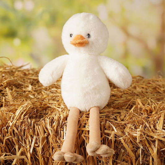 Chloe The Plush Long Leg White Chick 30cm