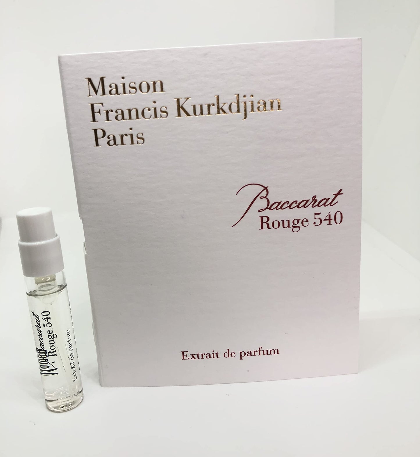 Maison Francis Kurkdjian Baccarat Rouge 540 Extrait de Parfum – 2ml Vial Sample Spray