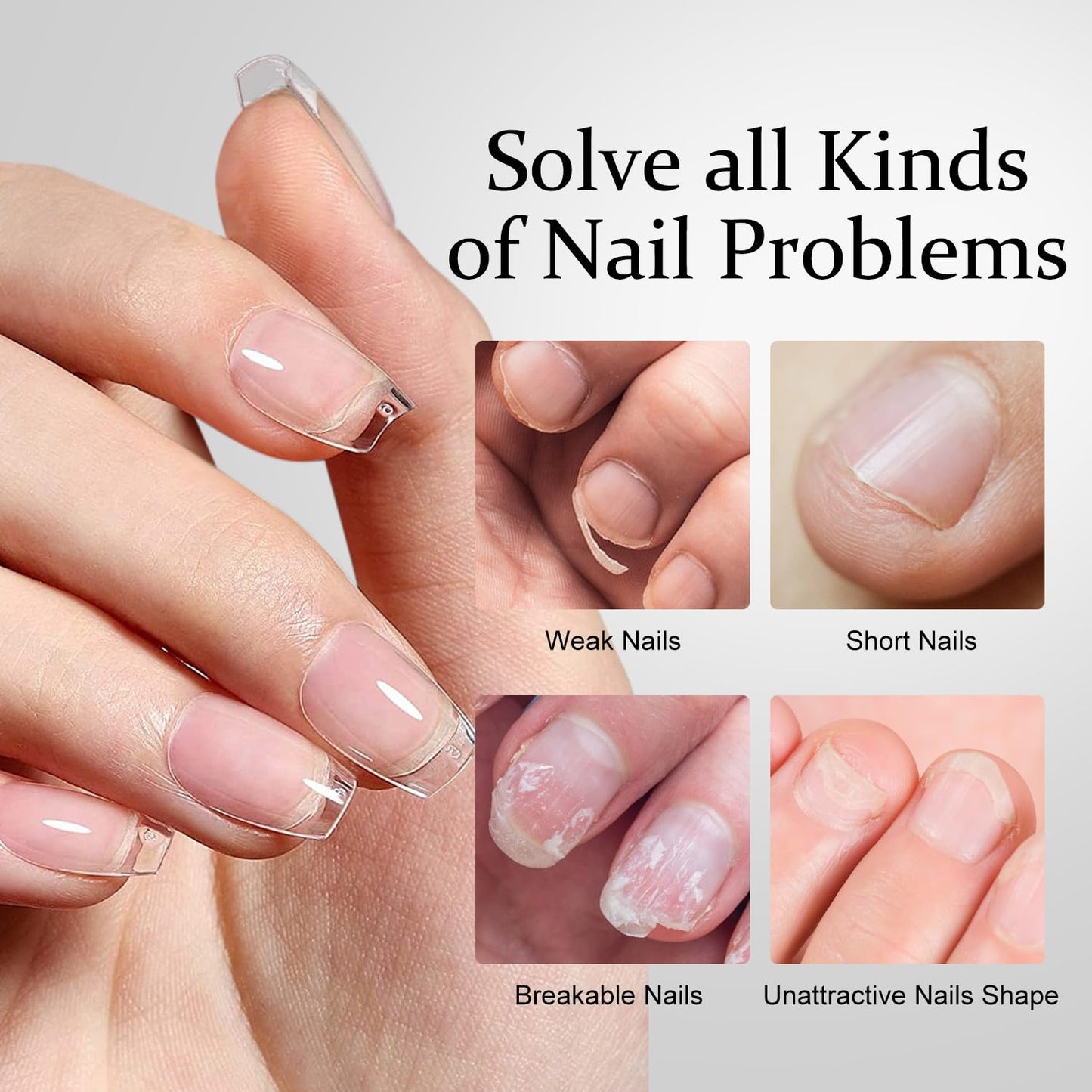 Major Dijit Gel Nail Kit - Beginner DIY Gel Nails with Drill & UV Lamp