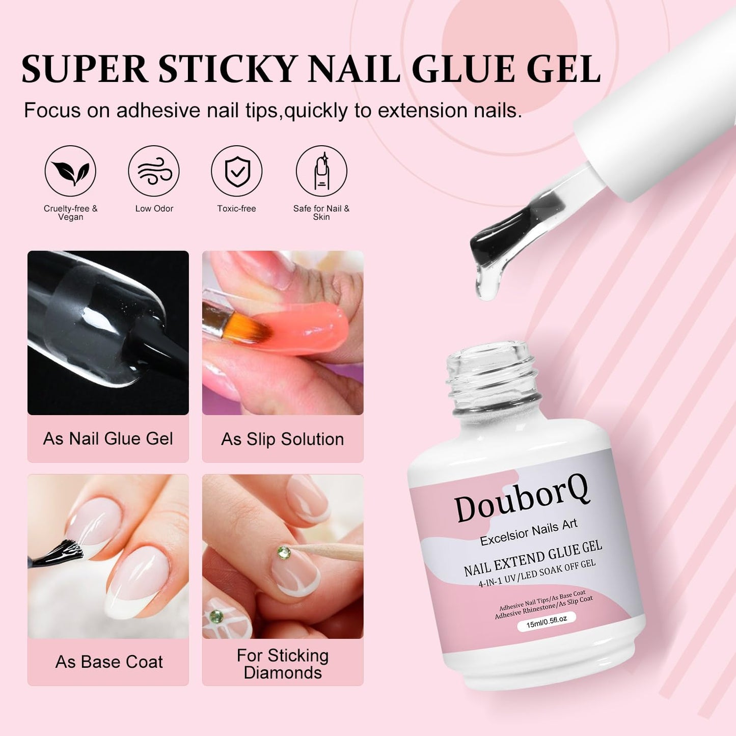 Major Dijit Gel Nail Kit - Beginner DIY Gel Nails with Drill & UV Lamp