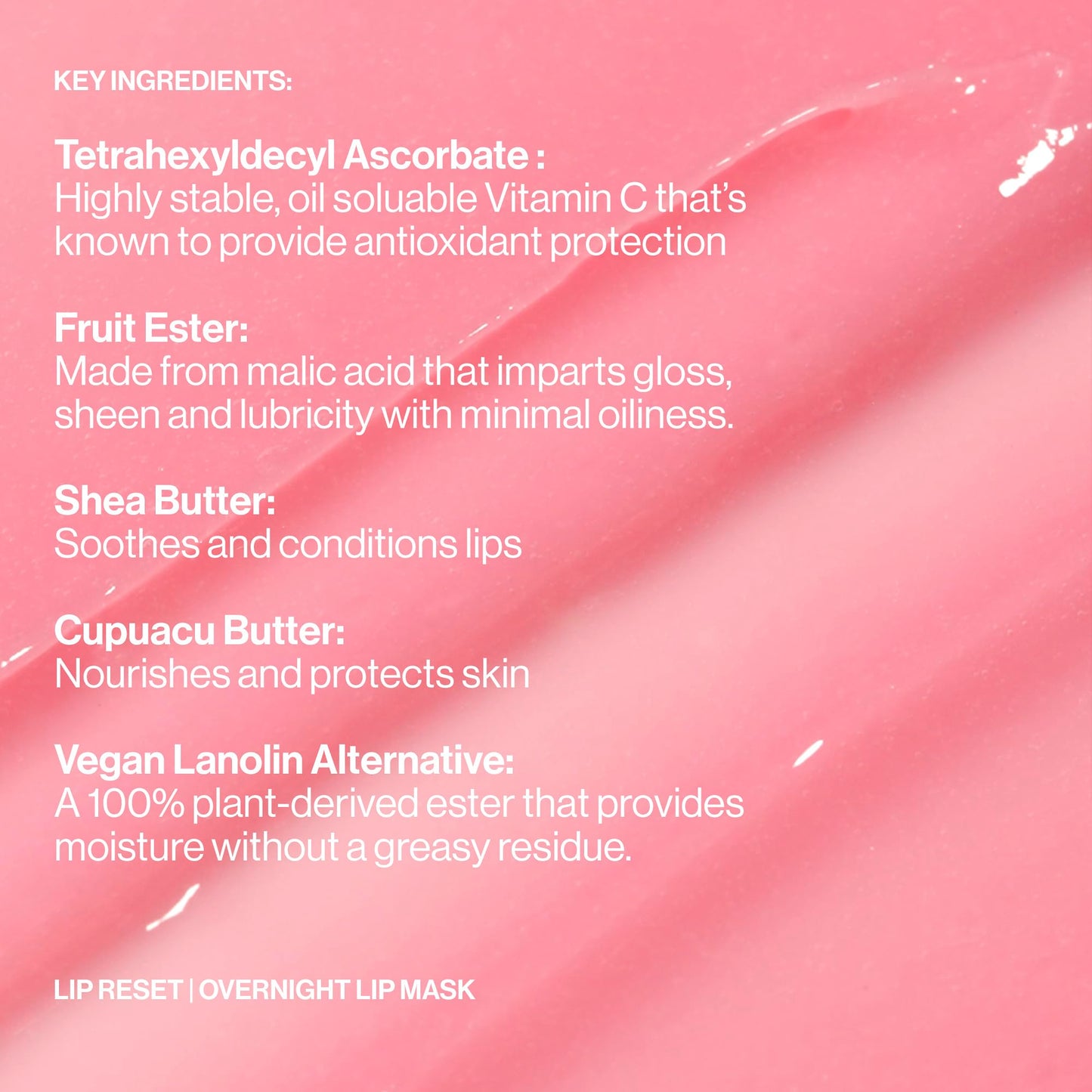 MAKE Beauty Lip Reset Overnight Lip Mask – Nourishing Hydration & Softening