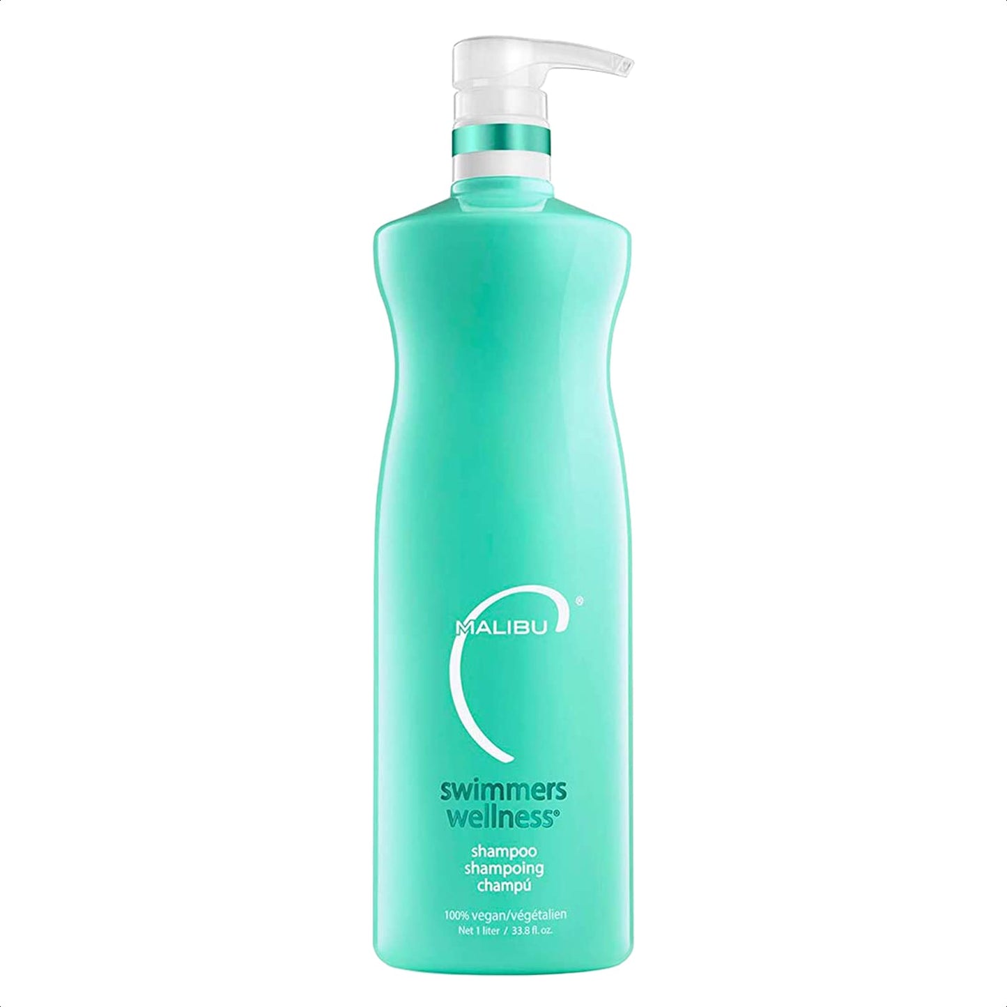 Malibu C Swimmers Wellness Clarifying Shampoo – Chlorine & Build-Up Removal (33.8oz)