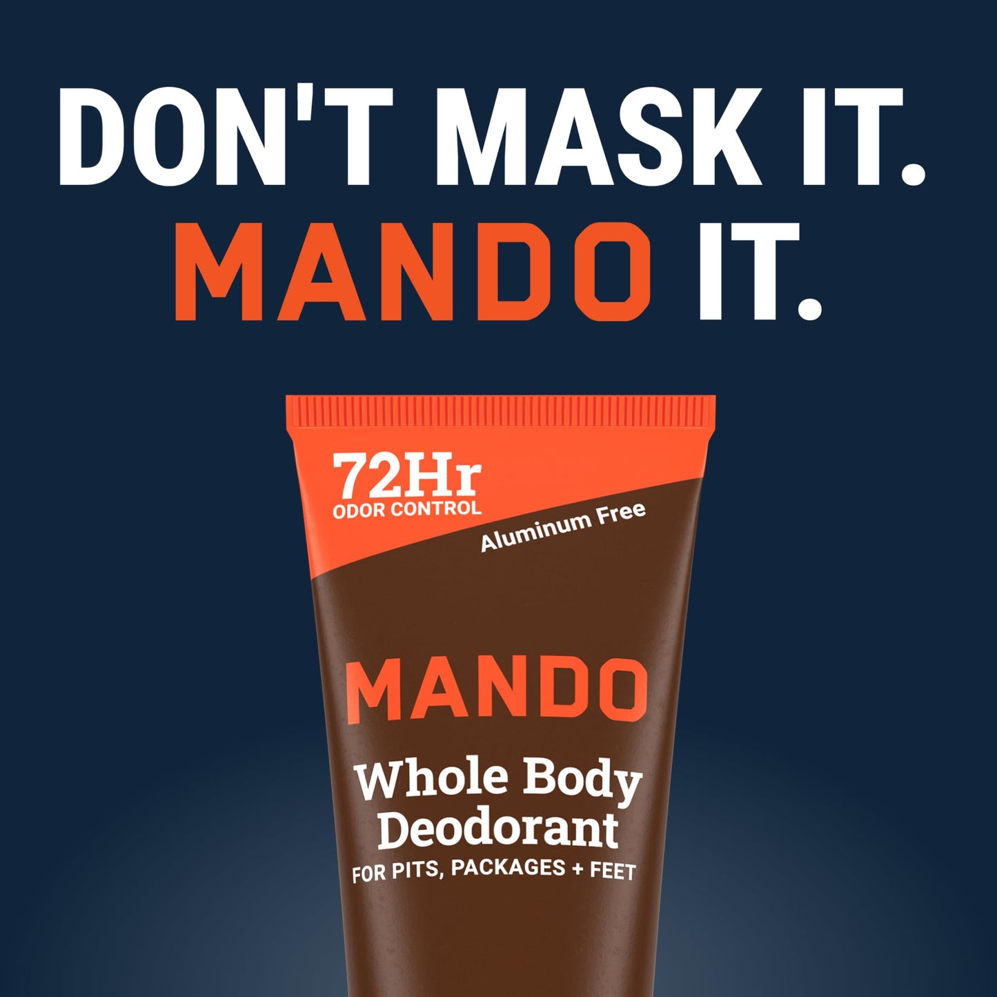 Mando Whole Body Deodorant For Men – Cedar Grove, 72 Hour Odor Control, Aluminum Free, Pack of 2 (3 oz Tubes)