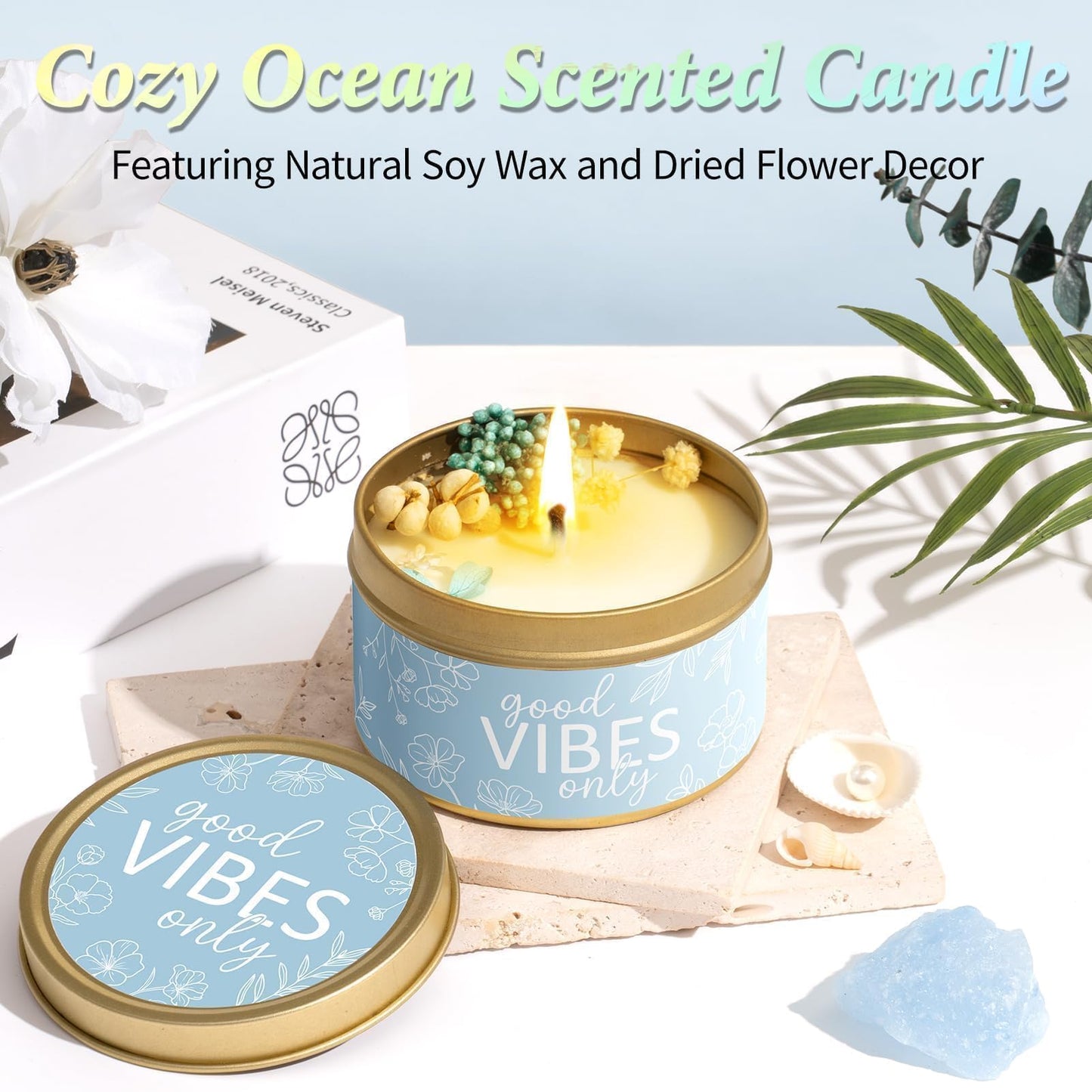 MAYICIVO Ocean Spa Gift Set for Women – Self-Care Bath Gift Basket