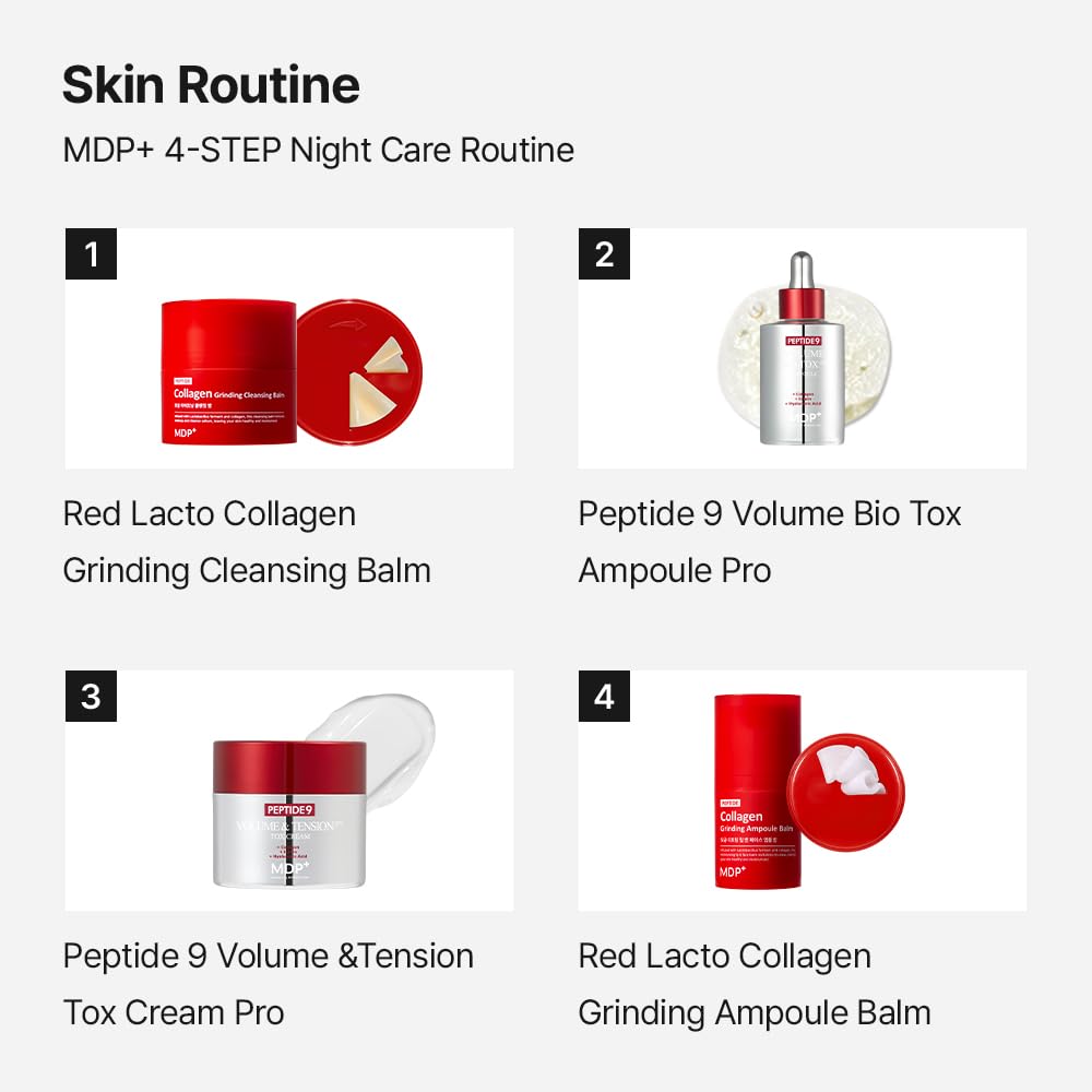 MDP+ Red Lacto Collagen Grinding Face Ampoule Multi Balm Stick – Vegan Lacto, 0.49oz