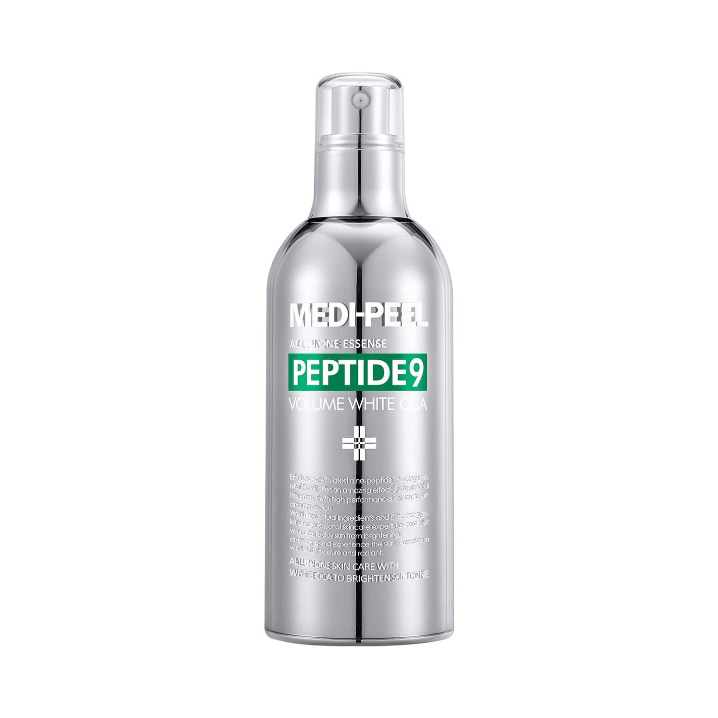 MEDI-PEEL Peptide 9 Volume White Cica Essence – Bubble Texture Brightening Serum for All Skin Types | Korean Skincare