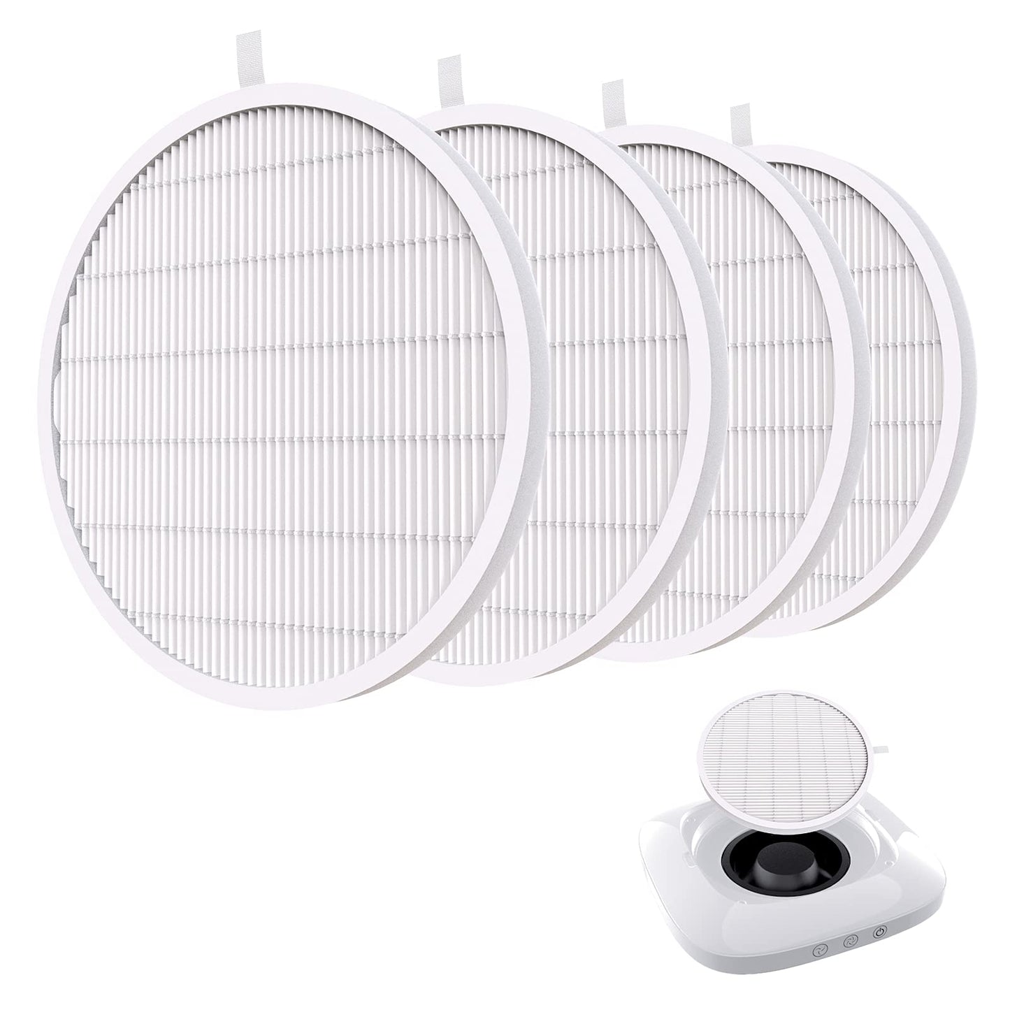 MelodySusie Nail Dust Collector Filter 4-Pack – Reusable Replacement Filters
