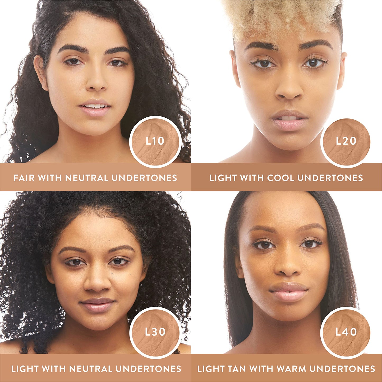 MENTED Stick Foundation, Concealer & Contour for Light Tan Skin – Vegan & Cruelty-Free, L40