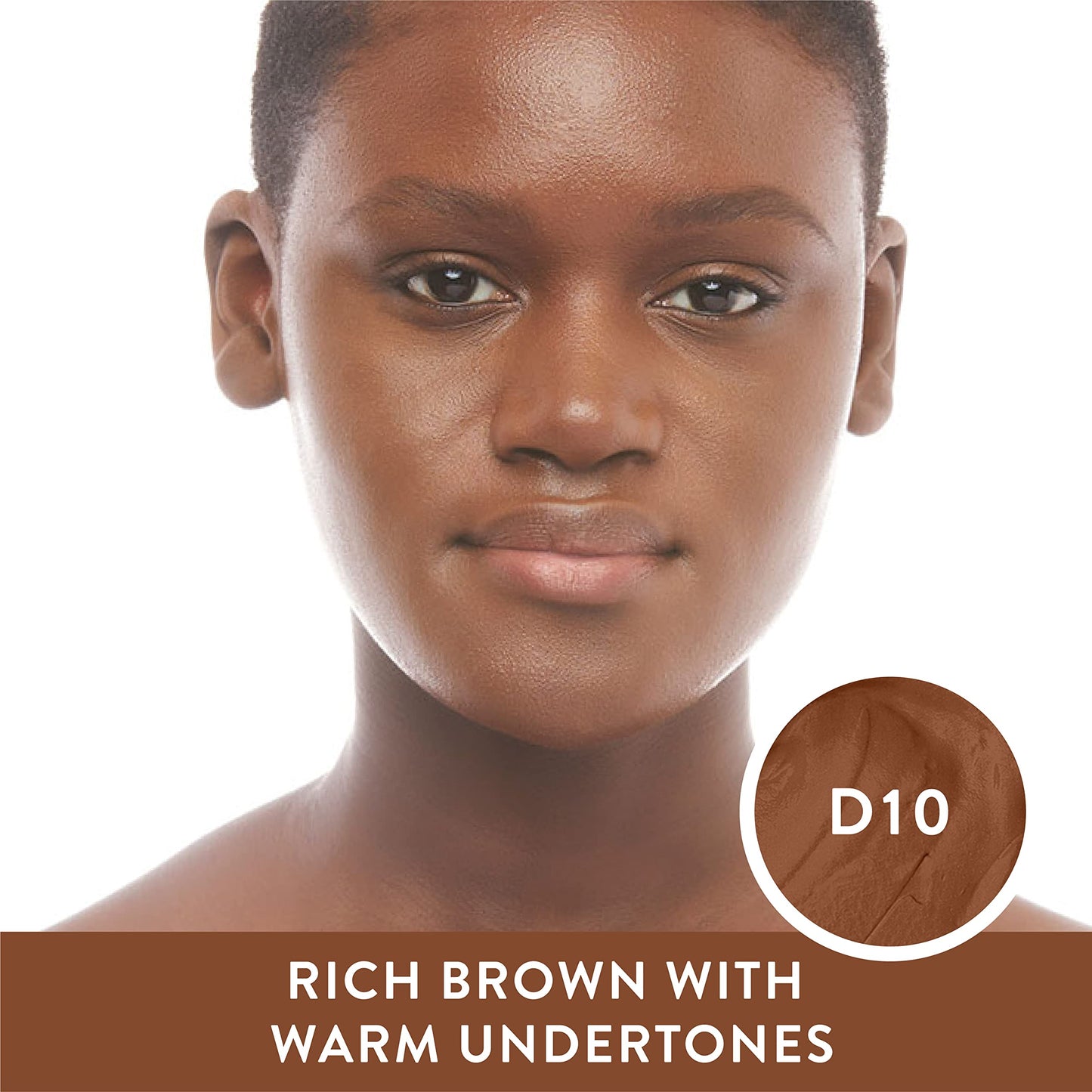 Mented Cosmetics Stick Foundation for Dark Skin – Concealer & Contour, Vegan & Cruelty-Free, D10