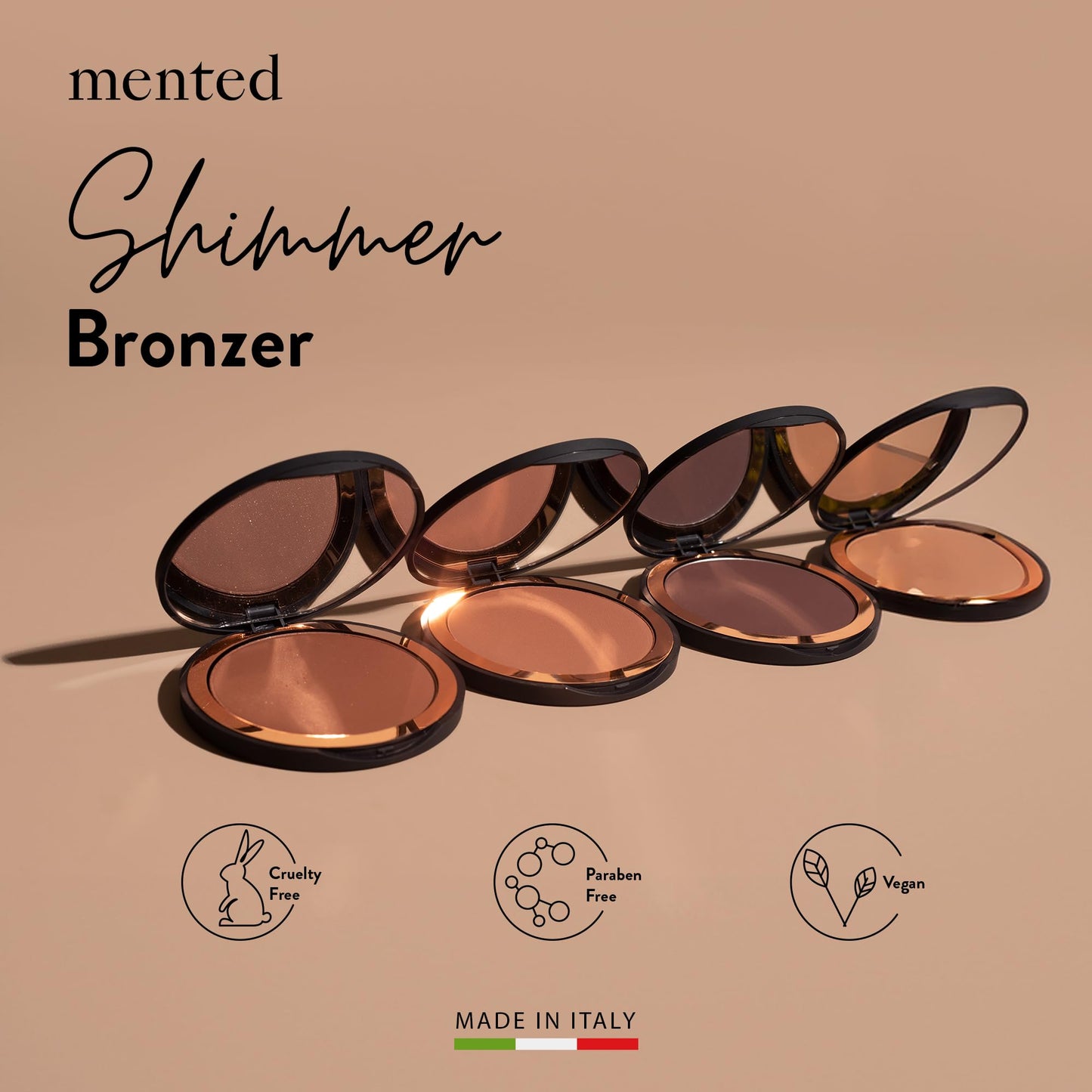 Mented Vacay Bronzer Palette – Cruelty Free, Vegan, Made in Italy