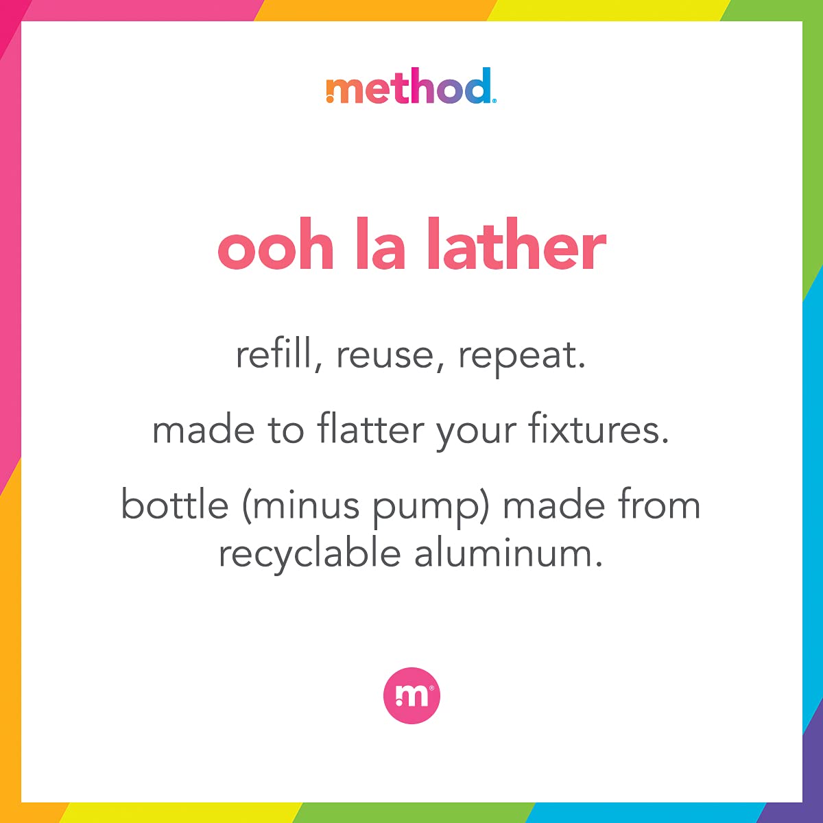 Method Premium Gel Hand Soap Refill (4 × 34 oz) – Violet + Lavender, Recyclable Bottle