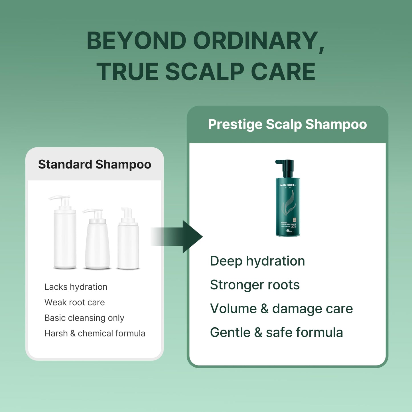 MINOXELL Prestige Shampoo – Anti-Aging Scalp Care for Dry Scalp & Hair Strength (16.23 fl oz)