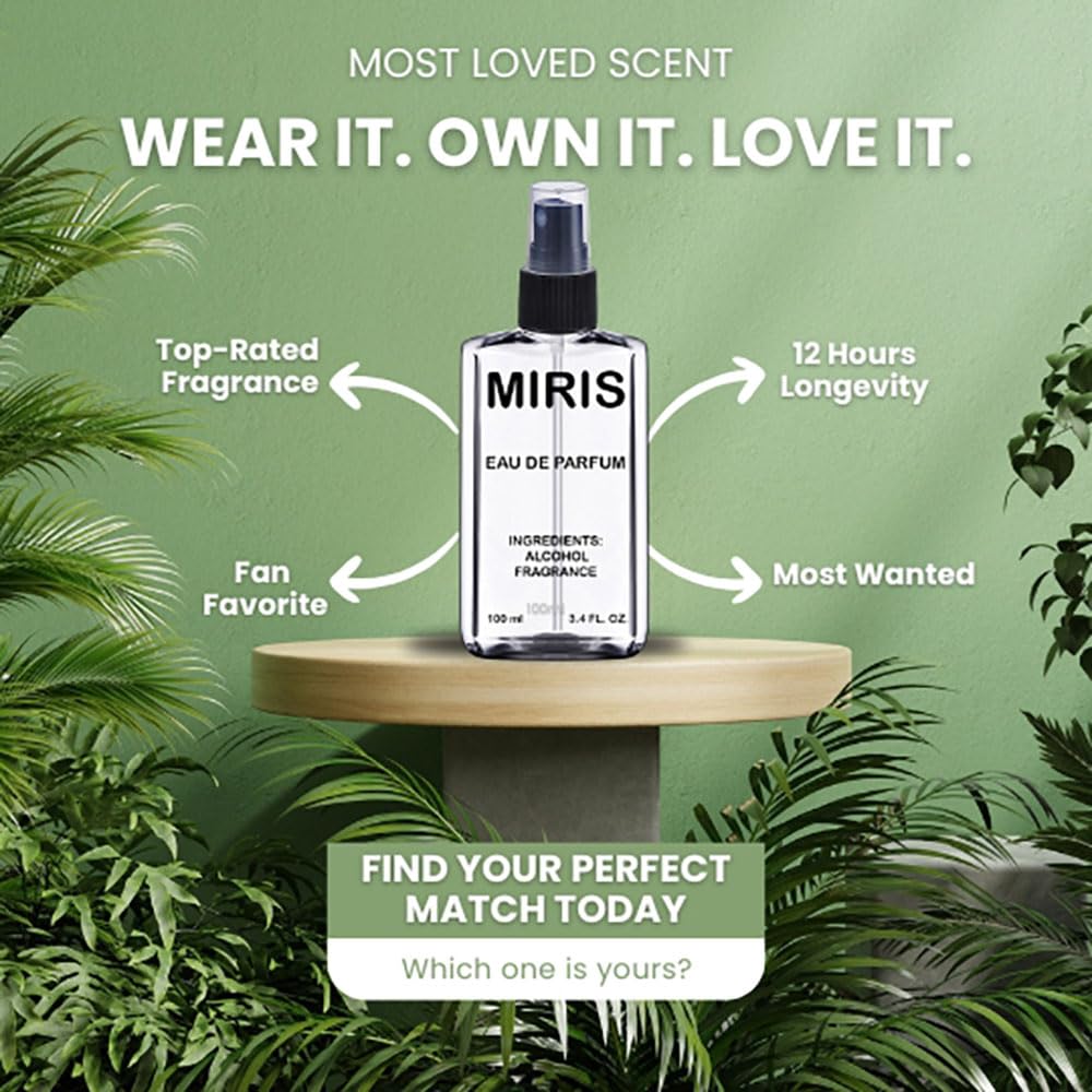 MIRIS No. 40377 Inspired by Kirke – Unisex Eau de Parfum, 3.4 oz / 100 ml