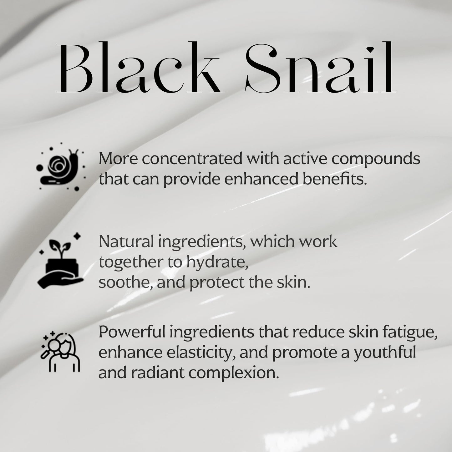 MIZON Black Snail All In One Cream – Intensive Snail Mucin Moisturizer 2.54 fl oz