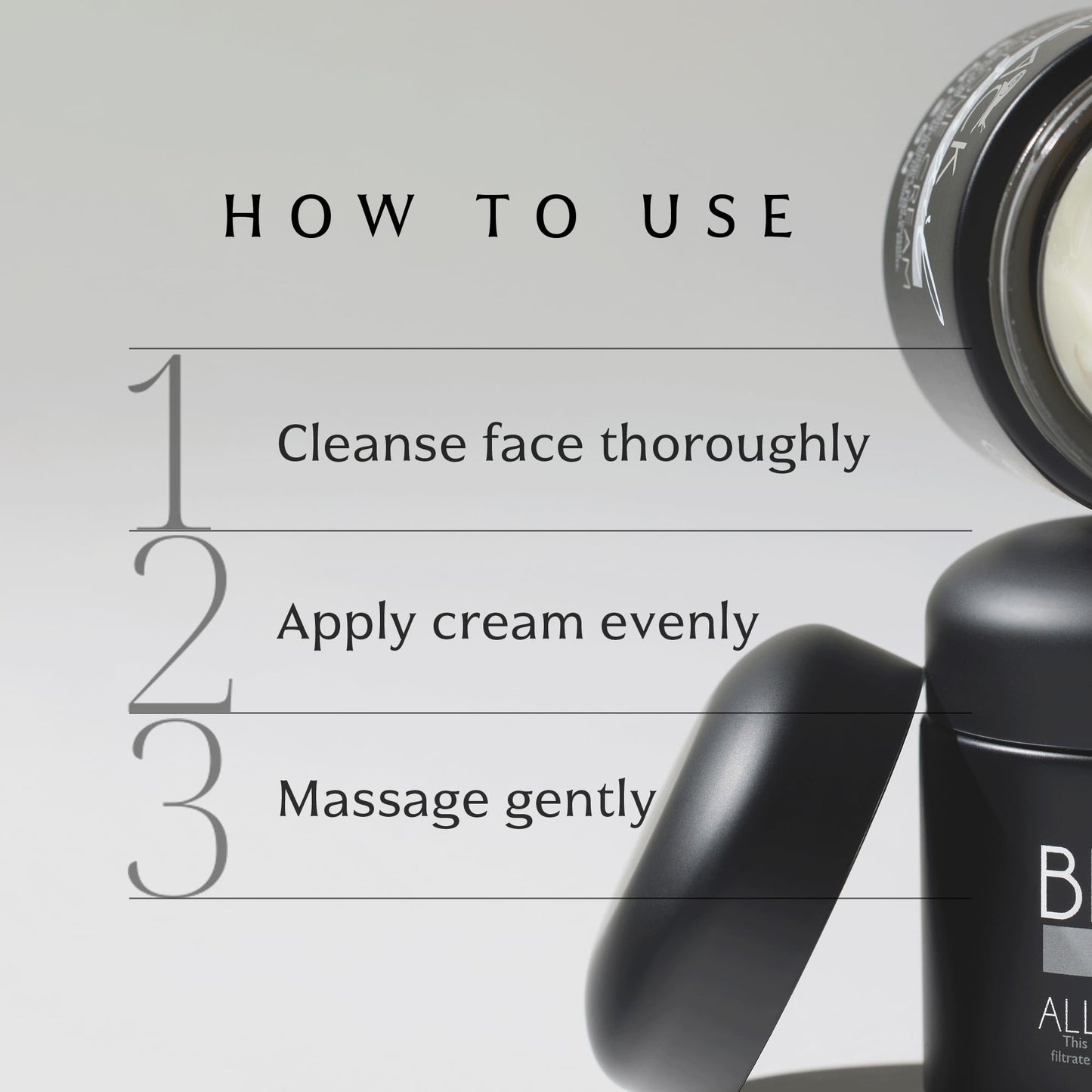MIZON Black Snail All In One Cream – Intensive Snail Mucin Moisturizer 2.54 fl oz