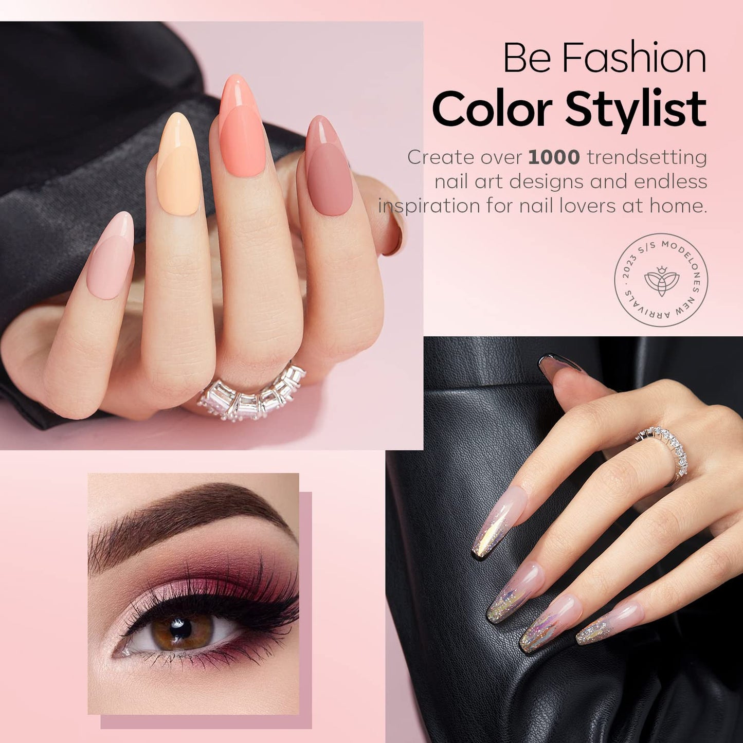 Modelones Partyreal ABA5510 – 6 Color Shimmer Nail Polish Set | Quick Dry & Long-Lasting Shine