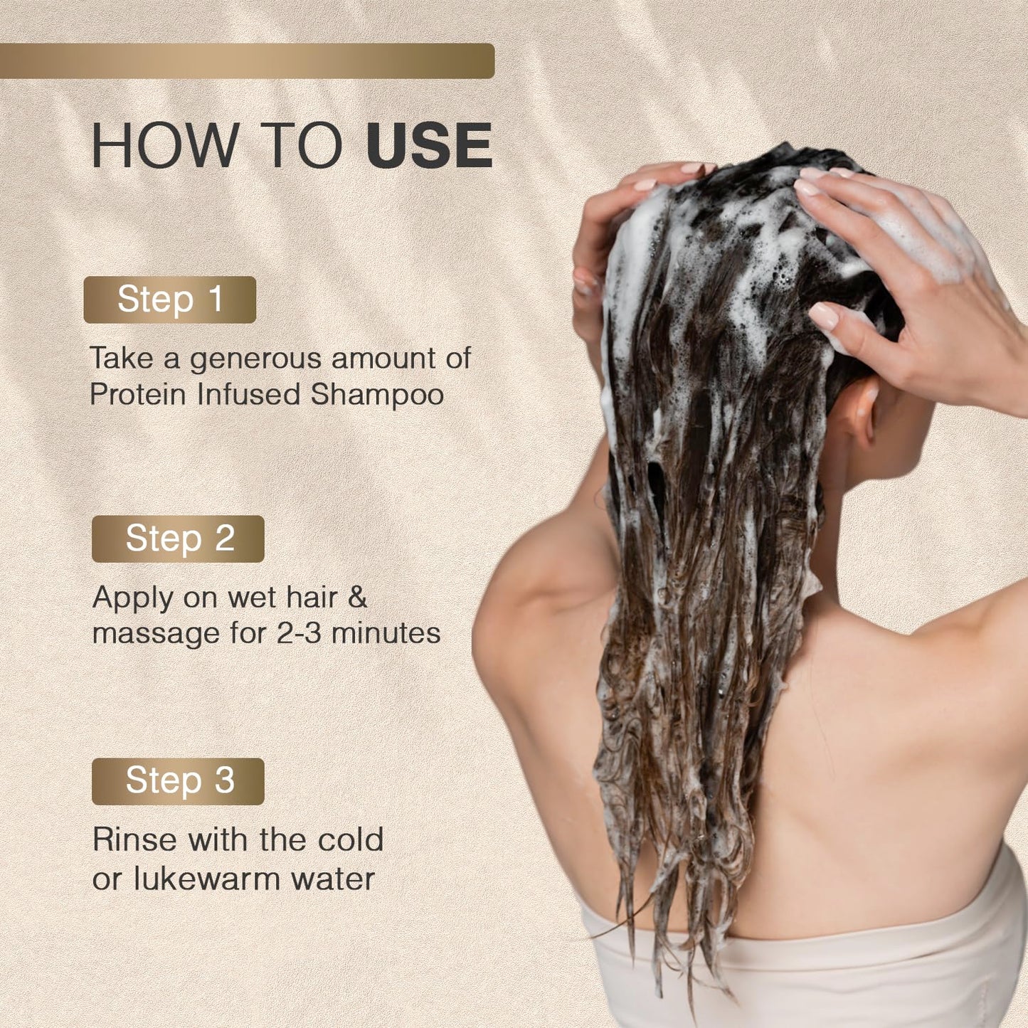 MOEHAIR Protein Infused Shampoo – Anti-Frizz, Moisturizing & Strengthening (32 Fl Oz)