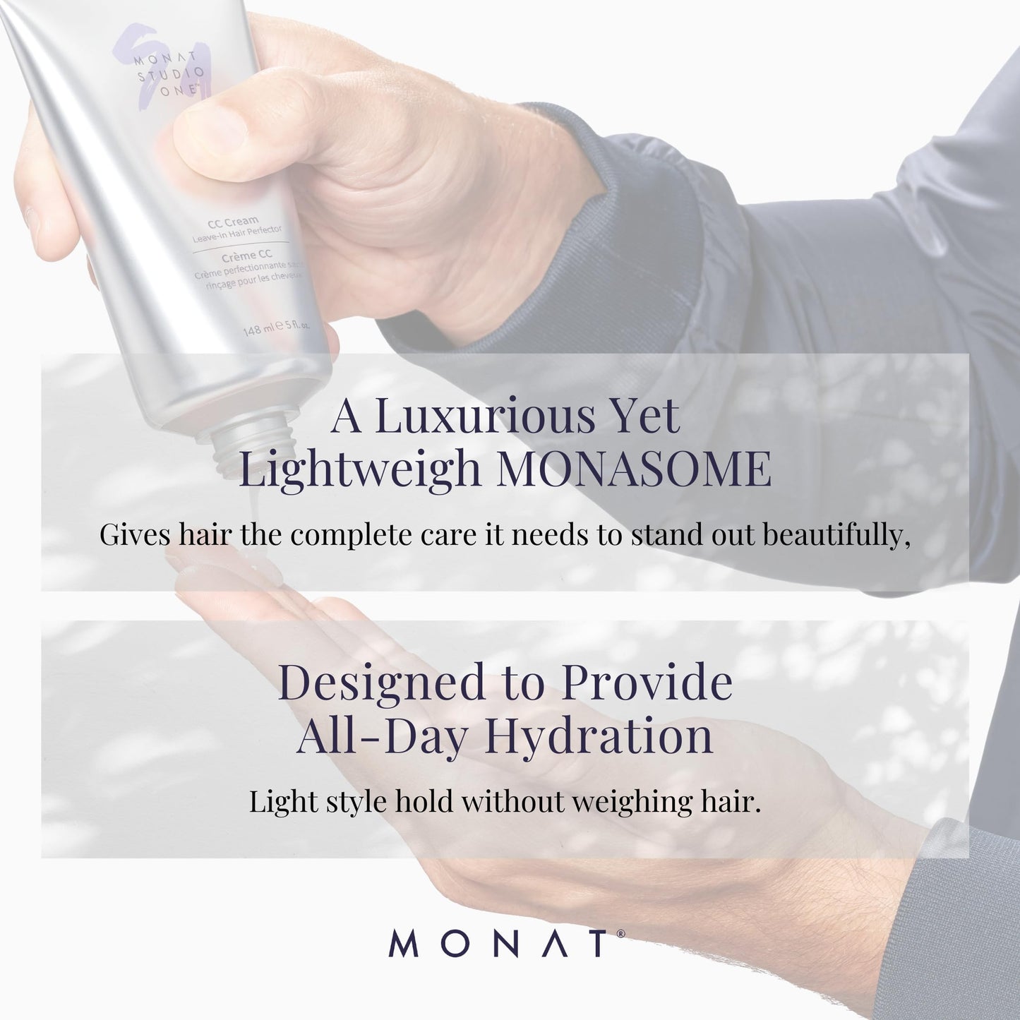 MONAT CC Cream for Hair – Multitasking Leave-In Hydration (5 oz) for All Hair Types