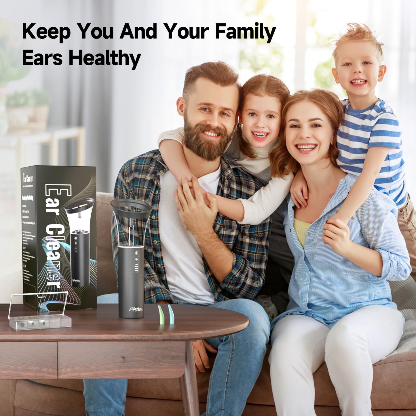 Morfone Electric Ear Cleaning Kit – 4-Mode Safe Ear Wax Removal System