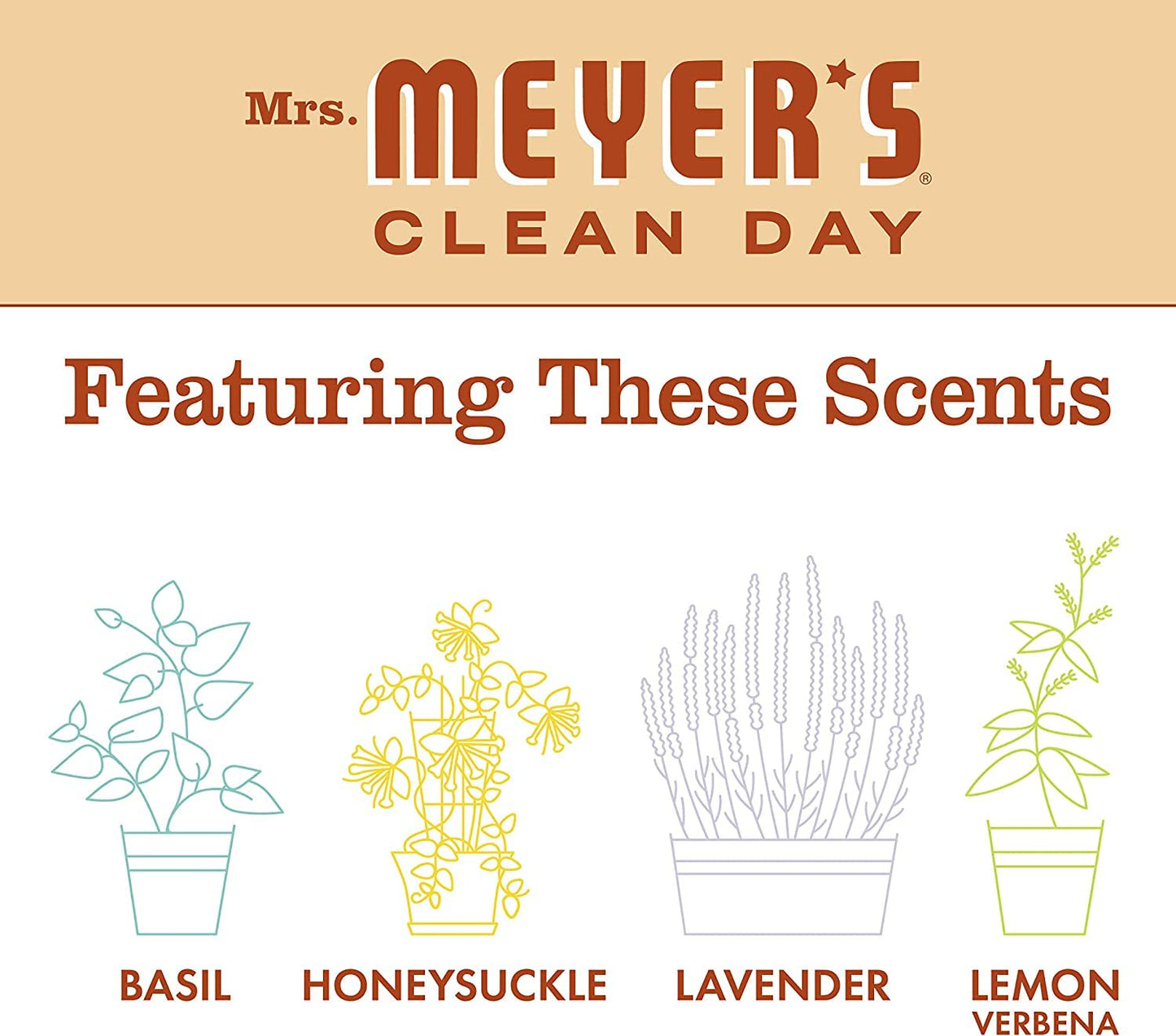 Mrs. Meyer's Clean Day Foaming Hand Soap – Oat Blossom, 10 fl oz (Pack of 6)