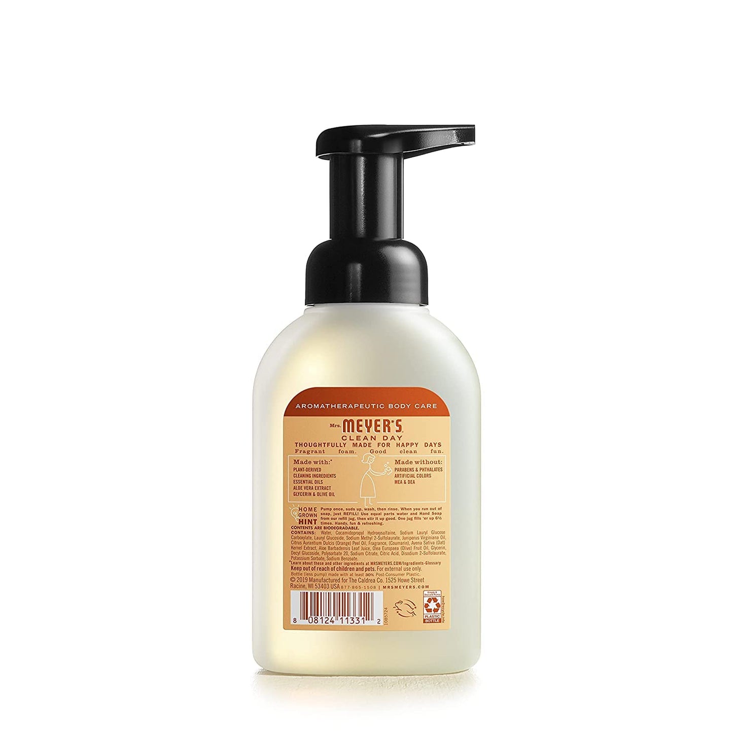 Mrs. Meyer's Clean Day Foaming Hand Soap – Oat Blossom, 10 fl oz (Pack of 6)