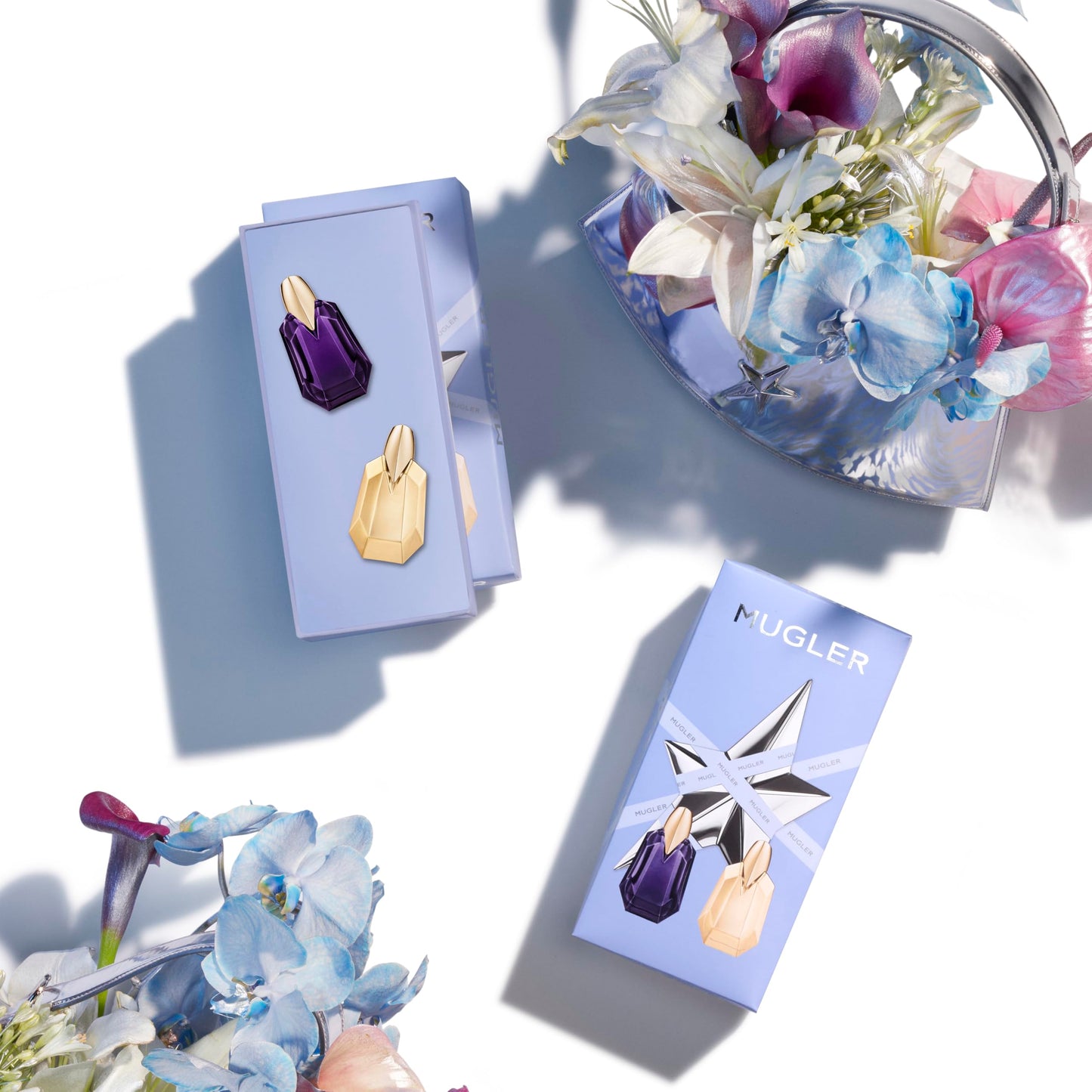Mugler Alien & Alien Goddess Mini Gift Set – Travel-Size Fragrances (0.2 fl oz Each)