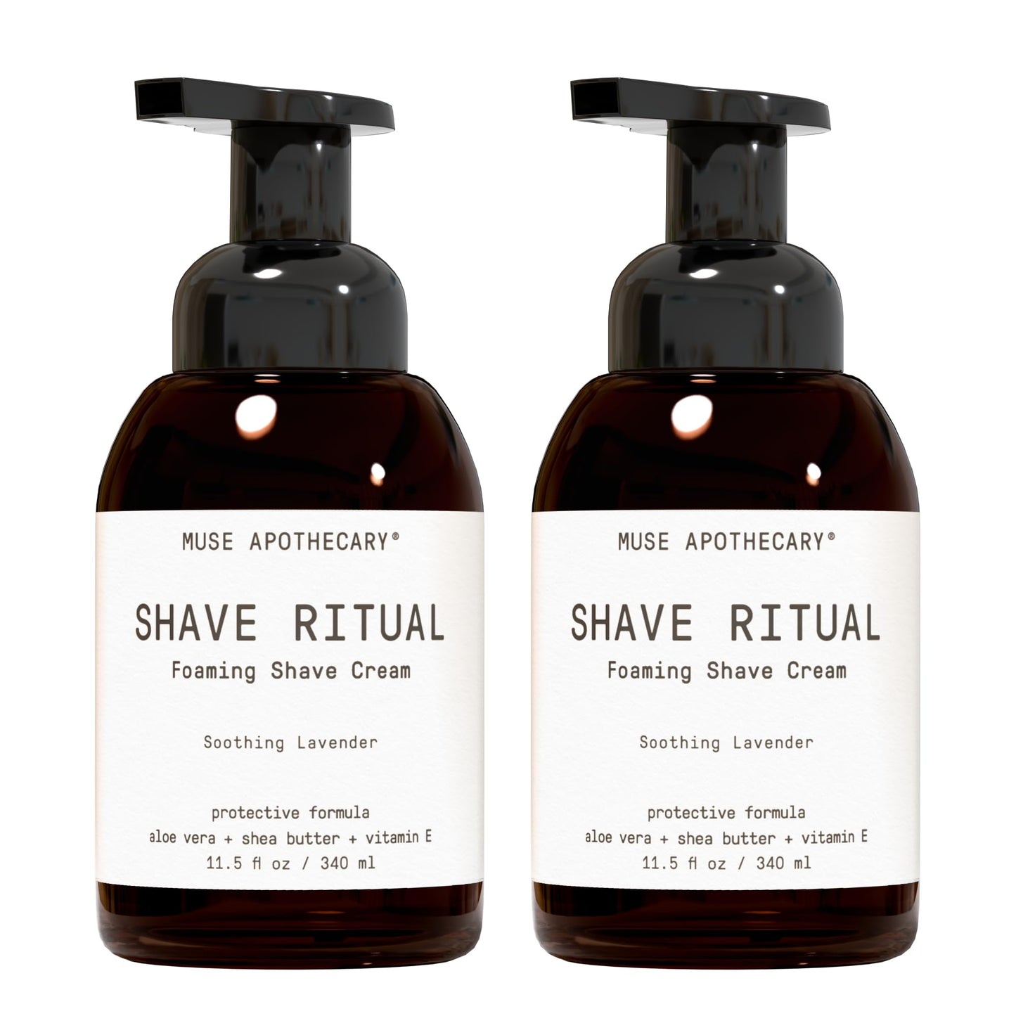 Muse Apothecary Foaming Shave Ritual – Natural Shaving Cream for Sensitive Skin