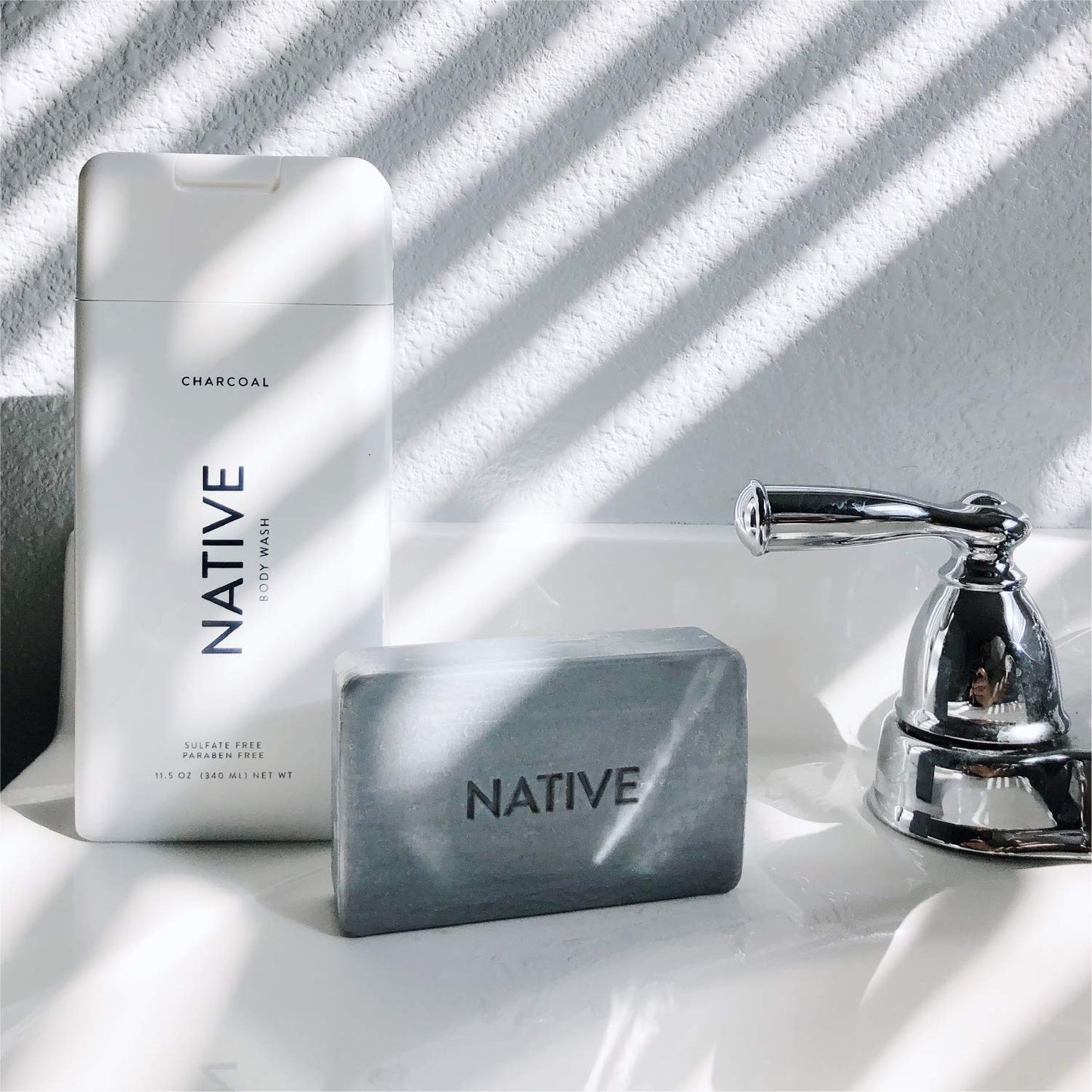 Native Body Wash 3 Pack – SLS & Paraben Free, Cucumber Mint, Coconut Vanilla, Lavender Rose