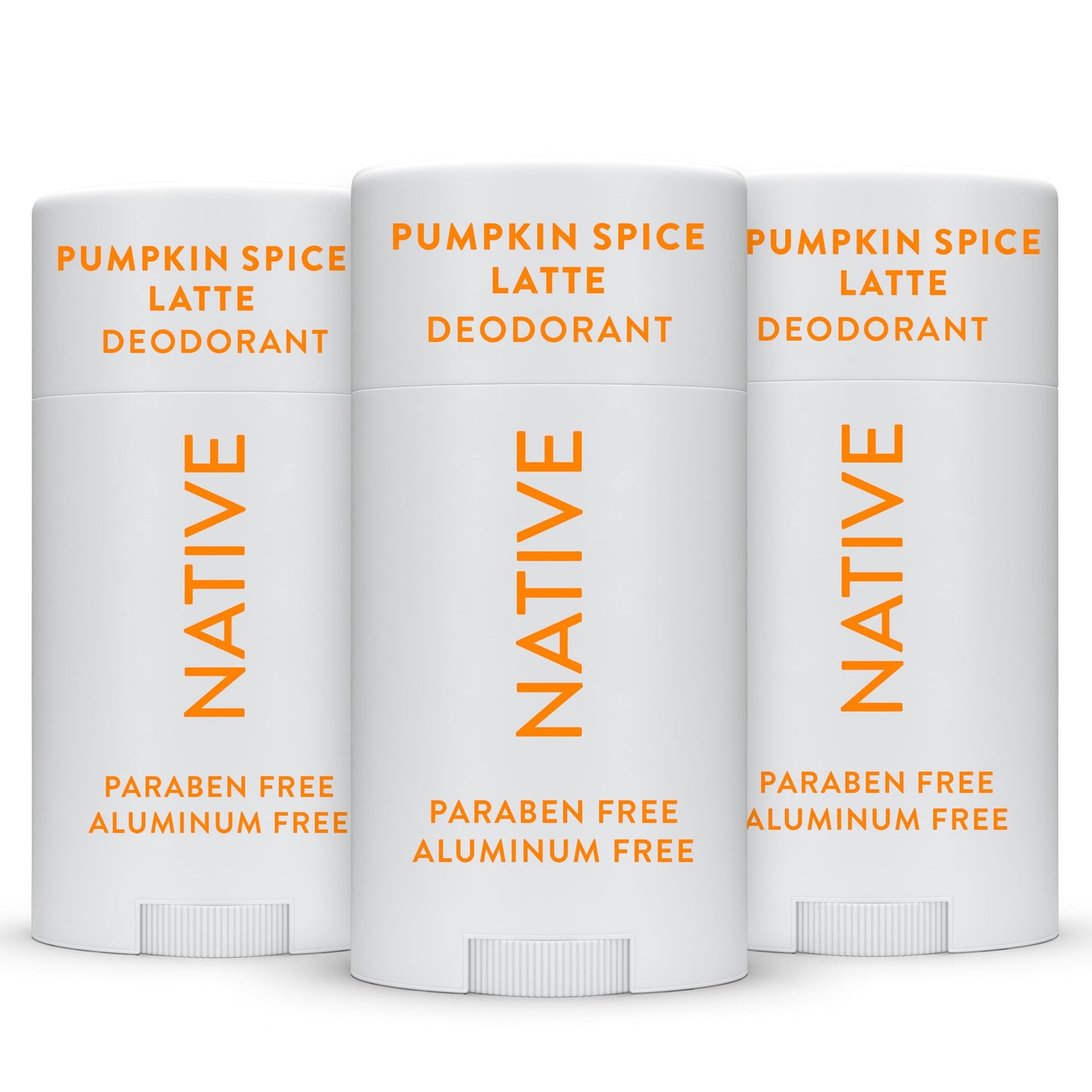 Native Deodorant – Aluminum-Free, 72-Hour Odor Control, Pumpkin Spice, 3-Pack
