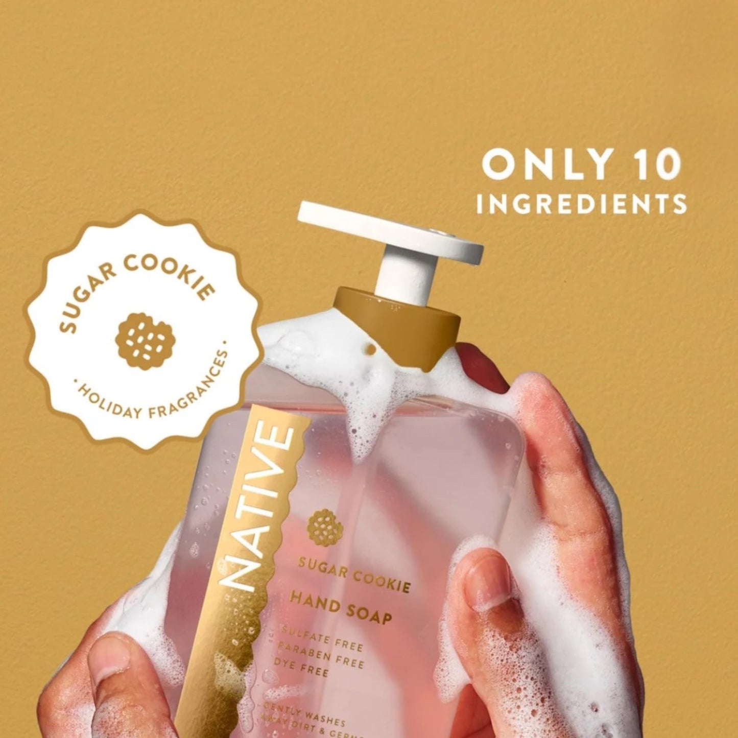 Native Holiday Hand Soap Set – Sugar Cookie & Winter Cashmere (2-Pack, 13 oz Each)