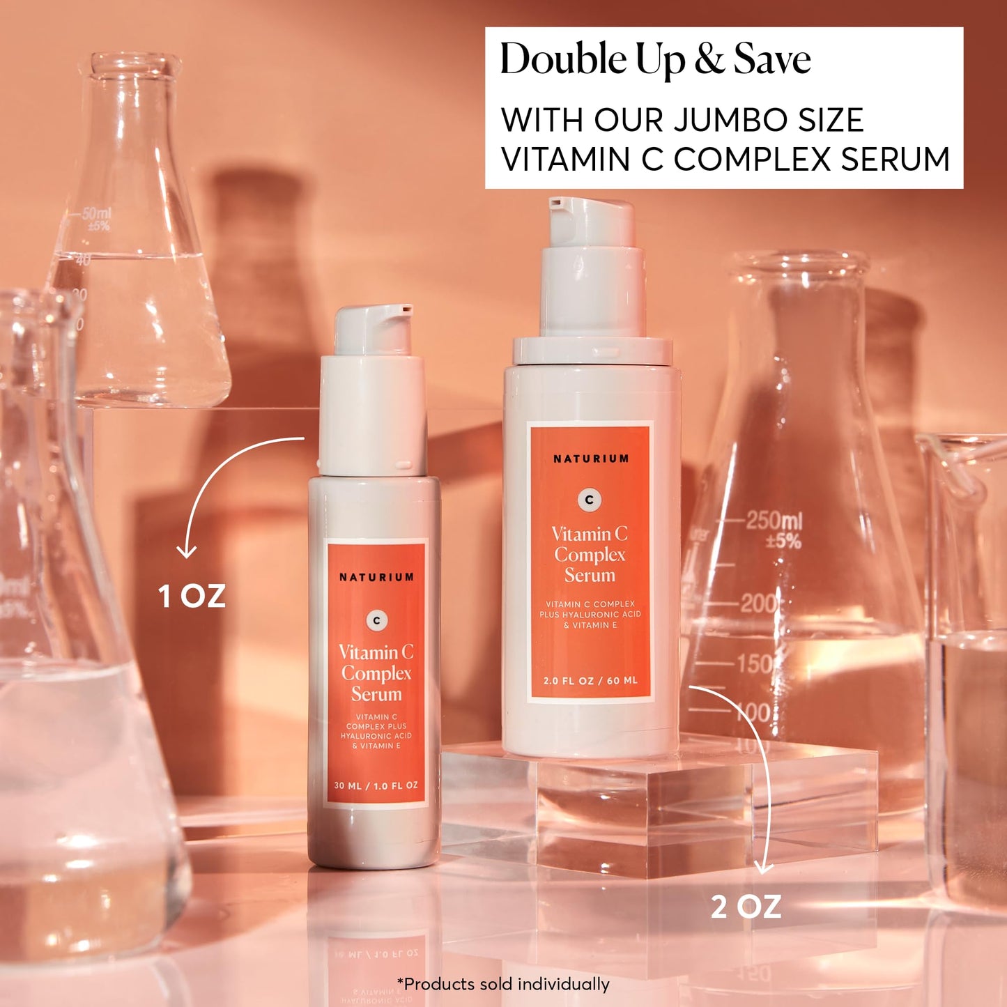 Naturium Vitamin C Complex Serum Jumbo – Hydration & Anti-Aging with Hyaluronic Acid