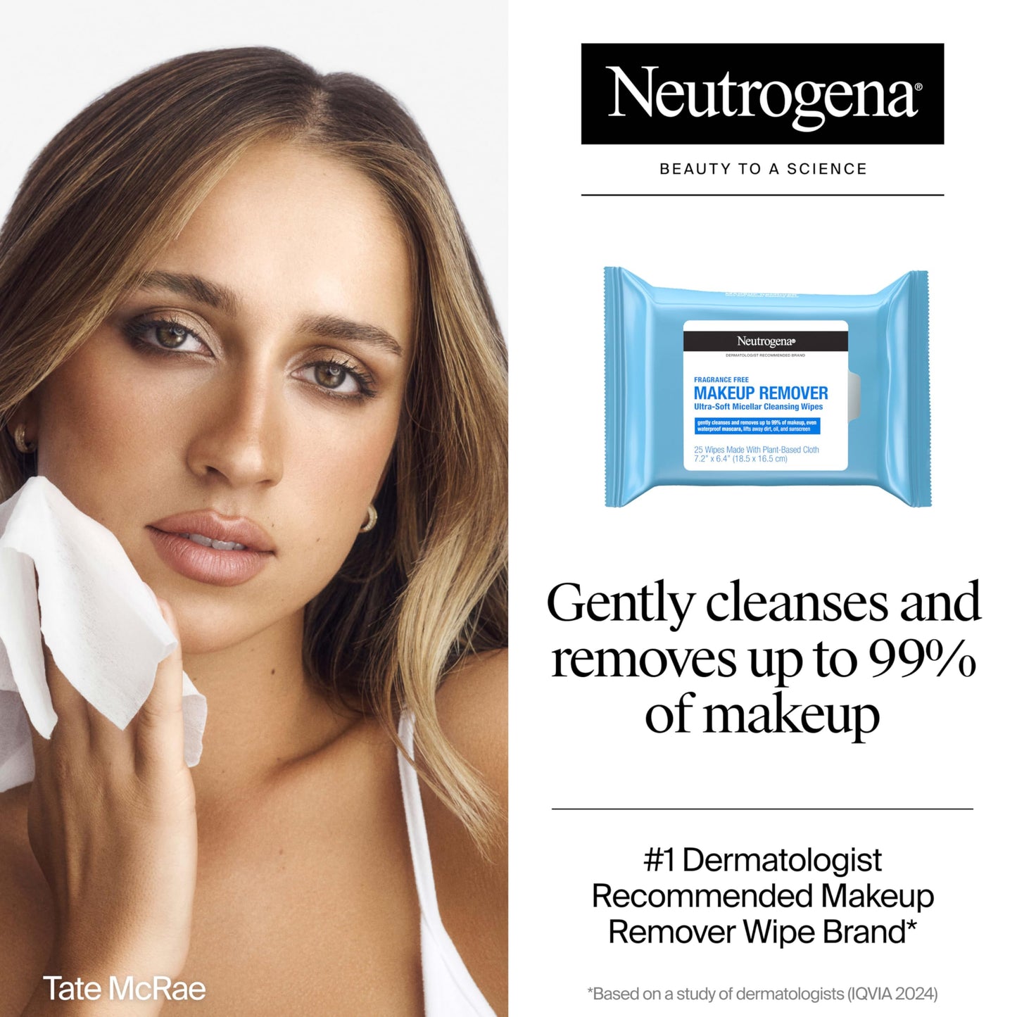 Neutrogena Fragrance-Free Makeup Remover Wipes Singles – Individually Wrapped, Travel-Ready, 20 ct