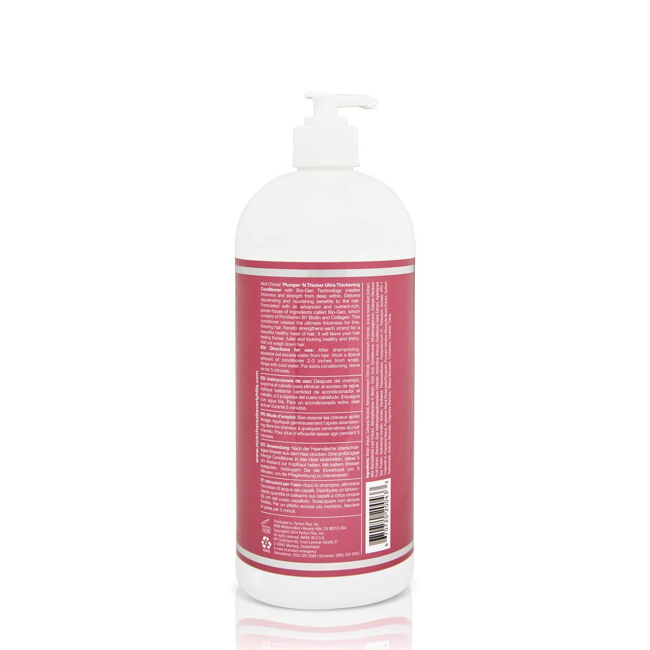 Nick Chavez Plumper N Thicker Ultra Thickening Conditioner – 32oz
