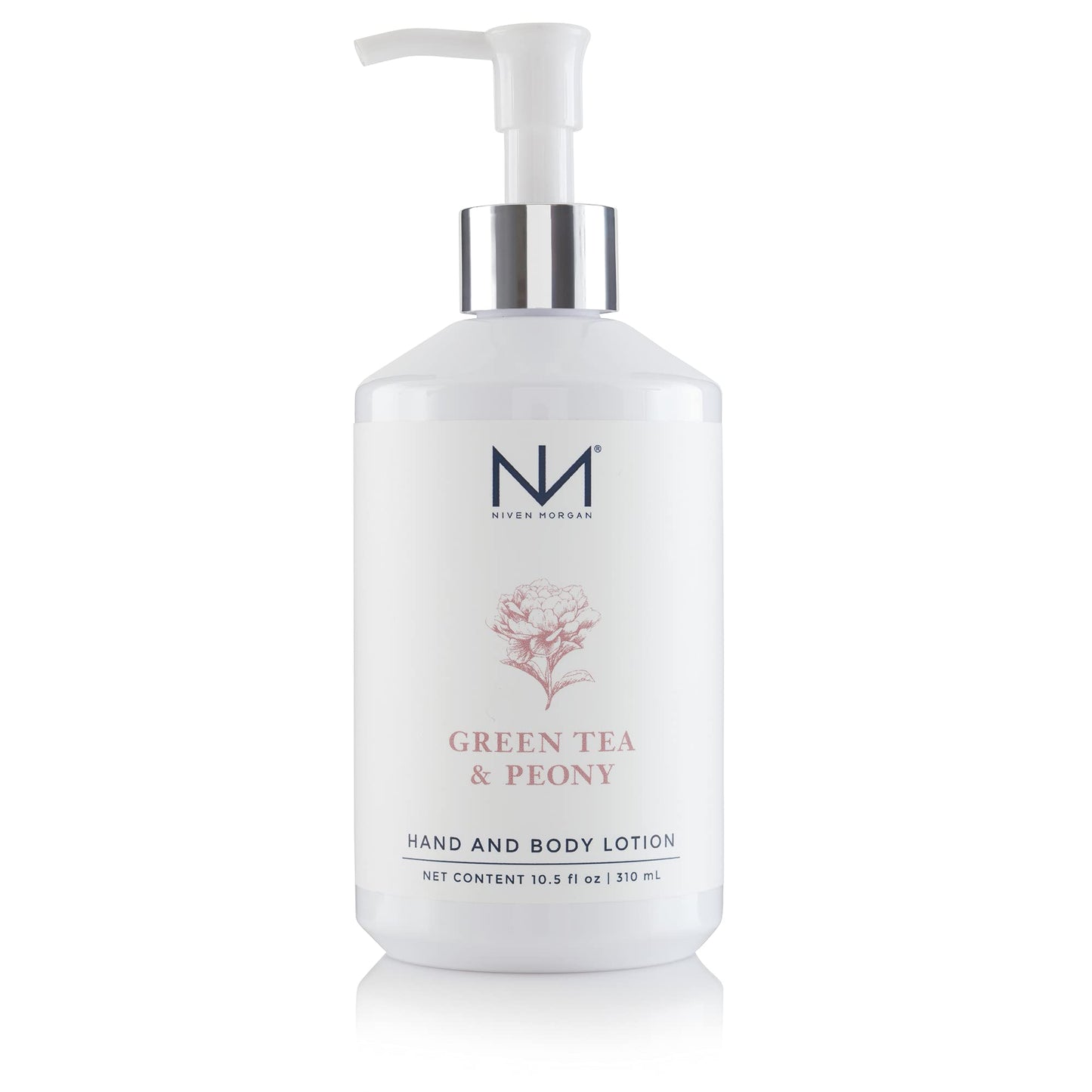 Niven Morgan Green Tea & Peony Hand and Body Lotion – 10.5 Fl oz