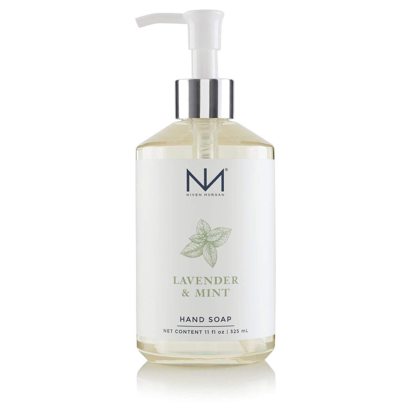 Niven Morgan Lavender & Mint Hand Soap 11 oz – Refreshing & Hydrating