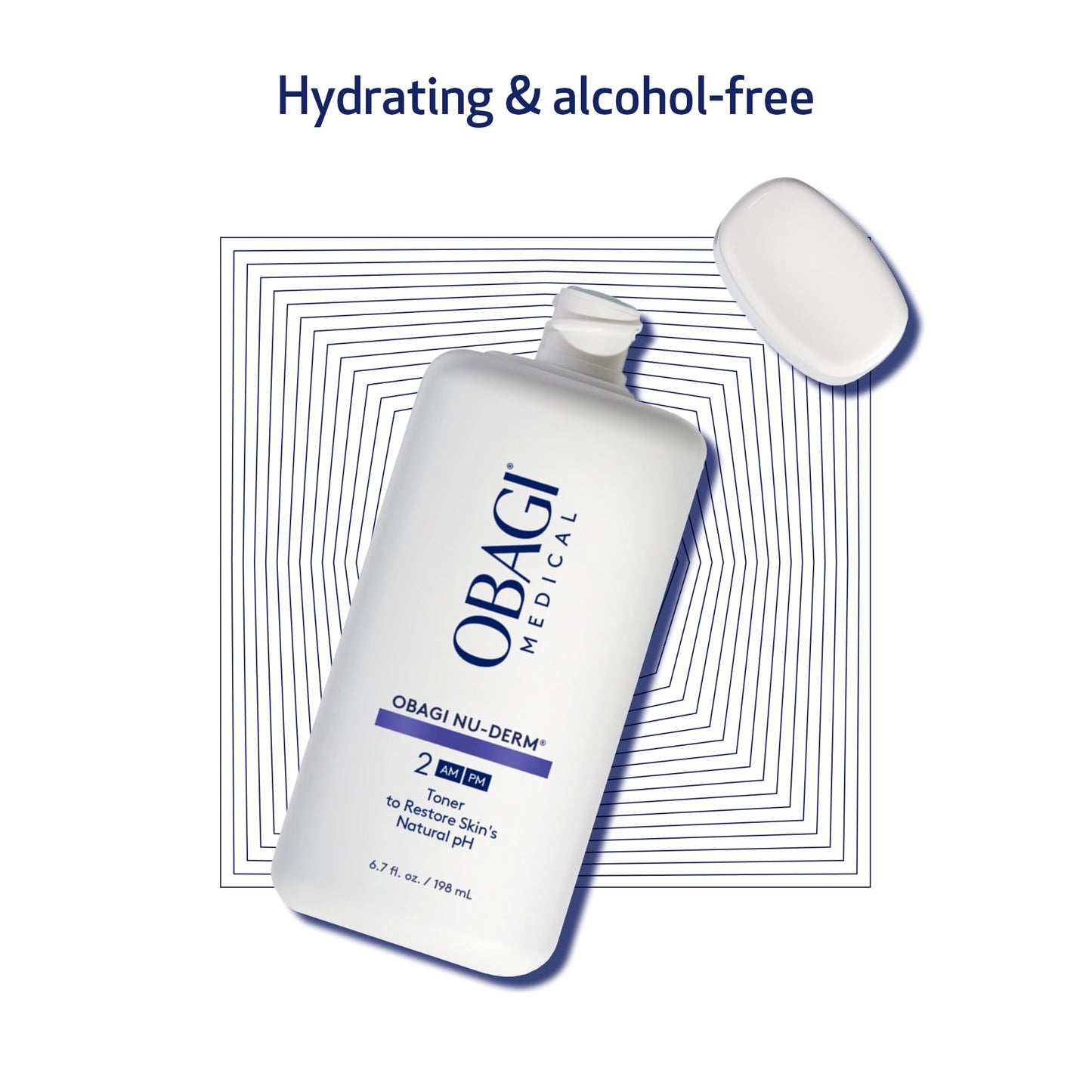 Obagi Nu-Derm Toner – Alcohol-Free Balancing Toner with Witch Hazel & Aloe, 2 oz Travel Size