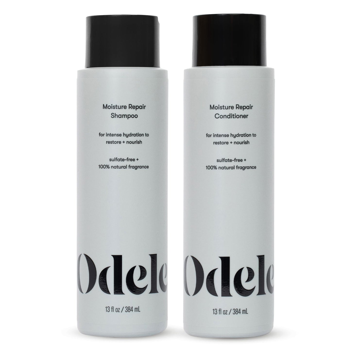 Odele Moisture Repair Sulfate-Free Shampoo & Conditioner Set – Deep Hydration 13 oz Each (2-Pack)