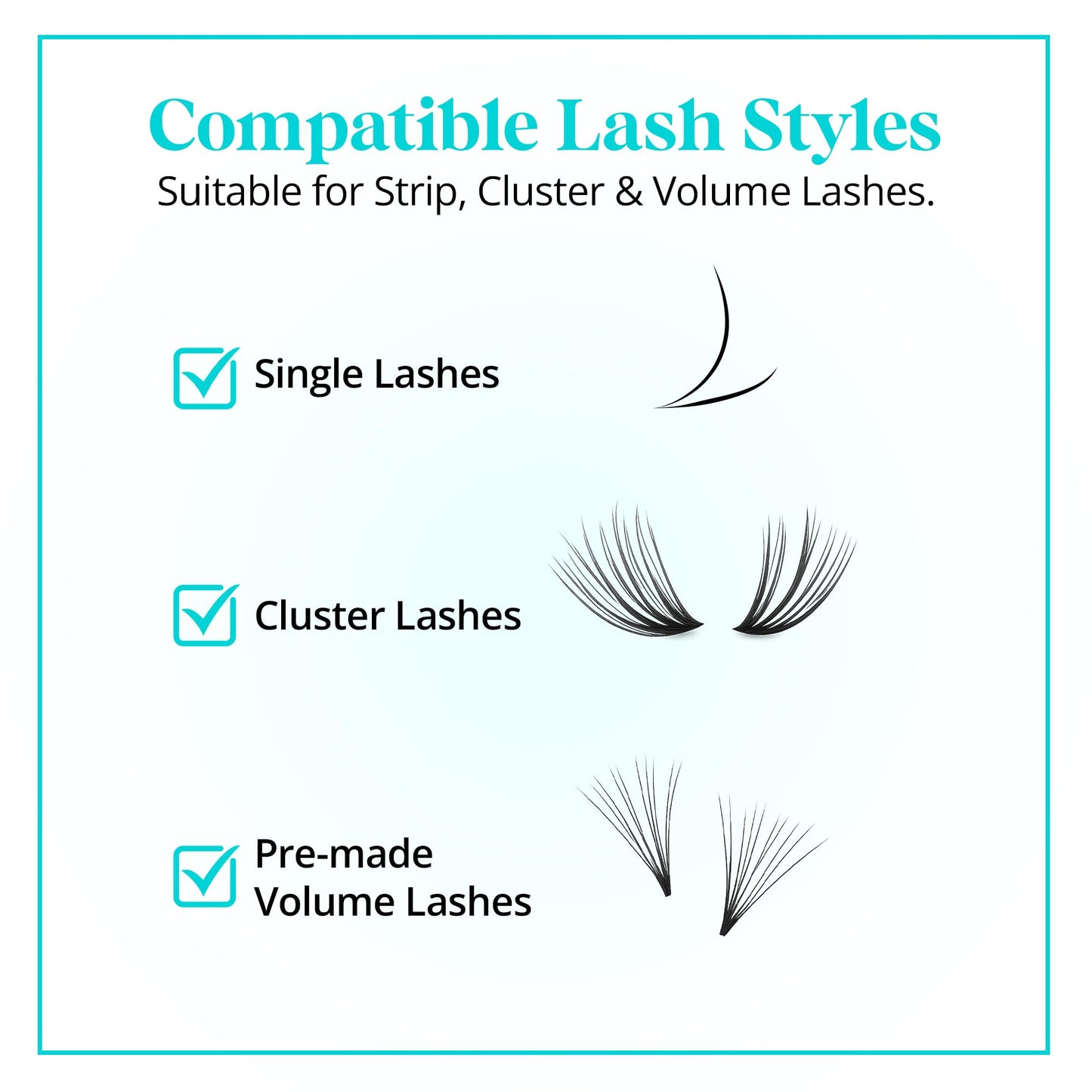 #1 Eyelash Extension Premium Professional Adhesive Glue - Black, 0.34 fl oz, USA Made, Water Resistant