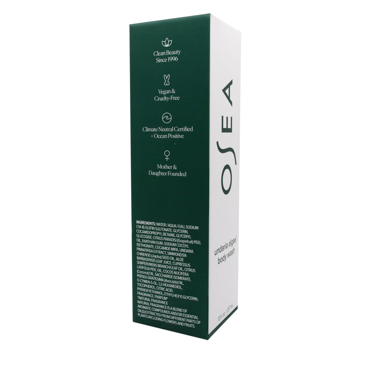 OSEA Undaria Algae Body Wash – pH Balanced Hydrating Cleanser with Citrus Scent, vegan & non-toxic (8oz)