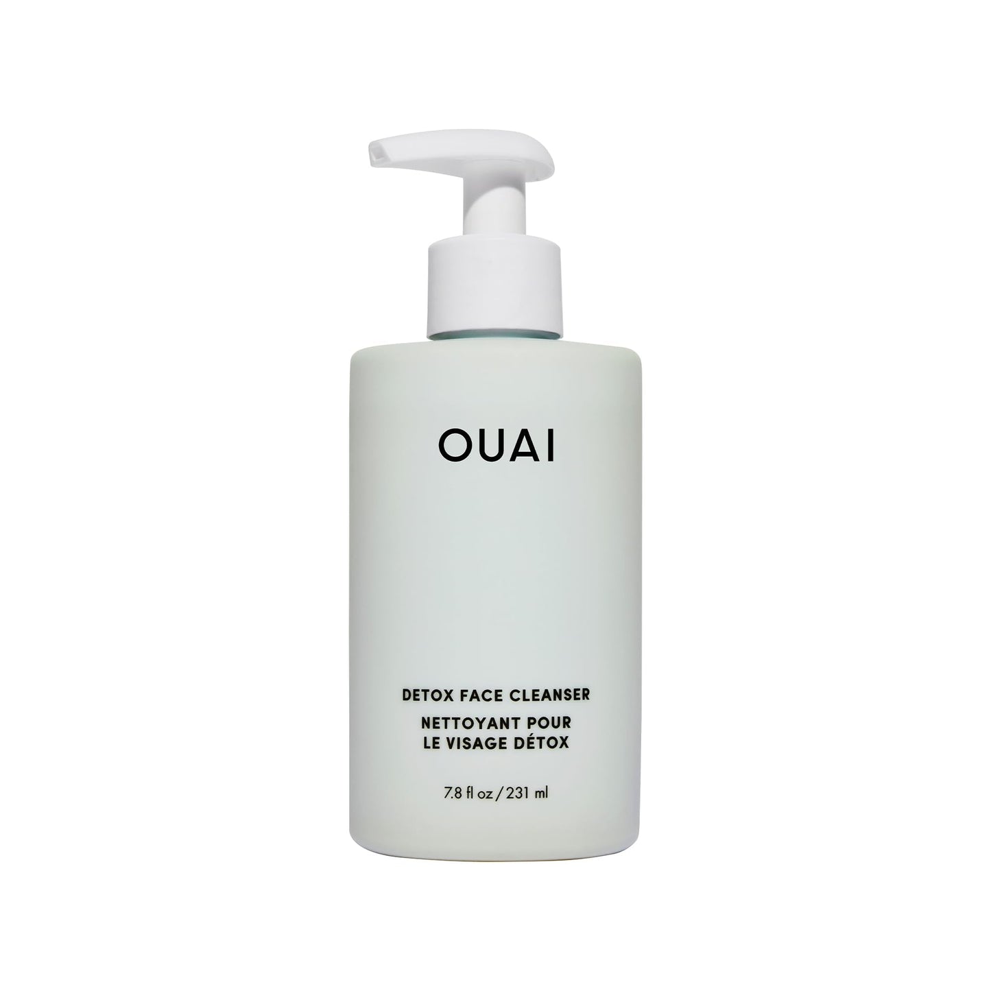 OUAI Detox Facial Cleanser - Deep Cleansing Face Wash with Glycolic Acid, Niacinamide & PHA