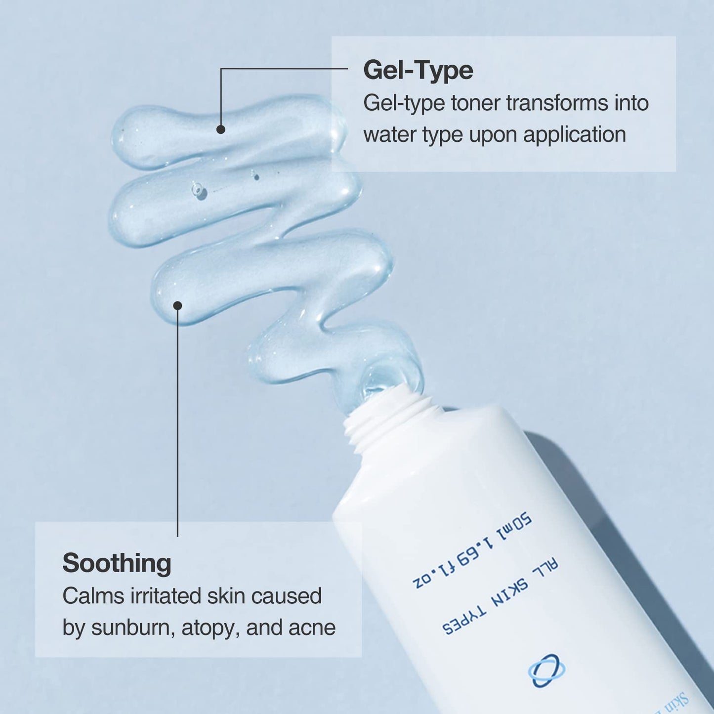 OxygenCeuticals Toning Gel – Hydrating Gel Toner with Centella, Licorice Root & Adenosine (1.69 fl oz / 50 ml)
