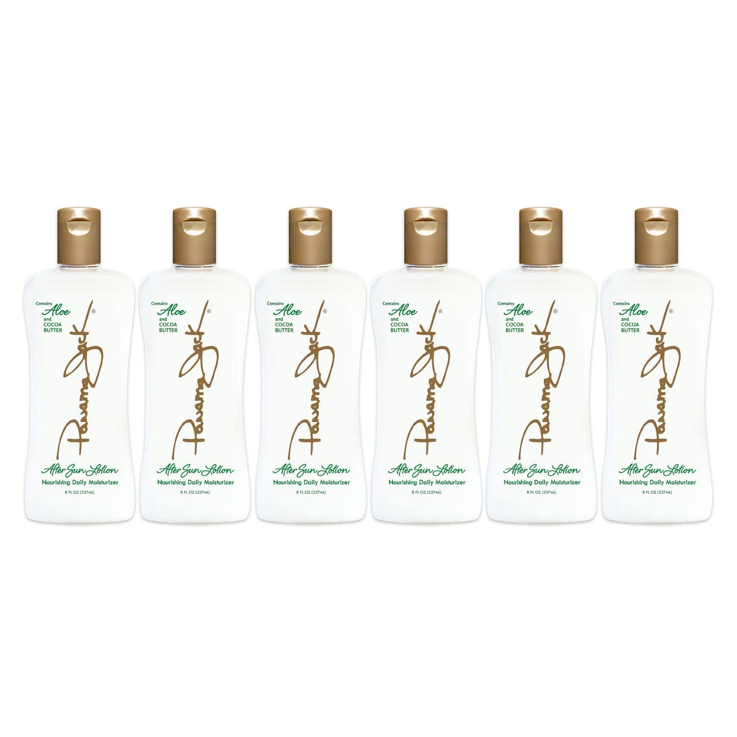 Panama Jack Aloe Moisturizer Lotion – After Sun Daily Skincare with Cocoa Butter & Olive Oils (8 oz x 2)