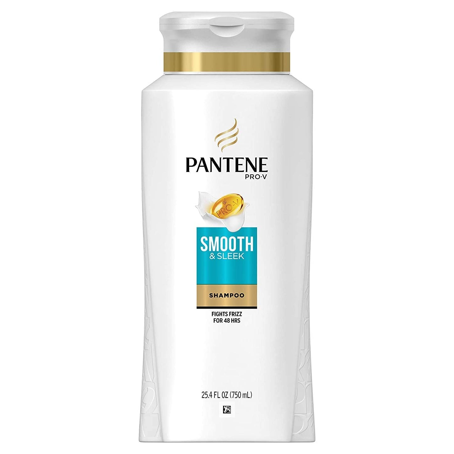 Pantene Pro-V Smooth & Sleek Shampoo, 25.4 fl oz – Frizz Control & Hydration