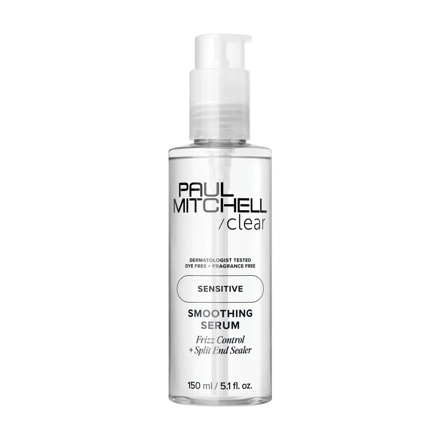 Paul Mitchell Clear Smoothing Serum – Fragrance-Free Blowout Primer for Sensitive Skin